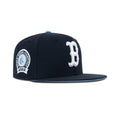 New Era Boston Red Sox Fitted Sky Bottom "Navy White Silver" (2004 World Series Embroidery)