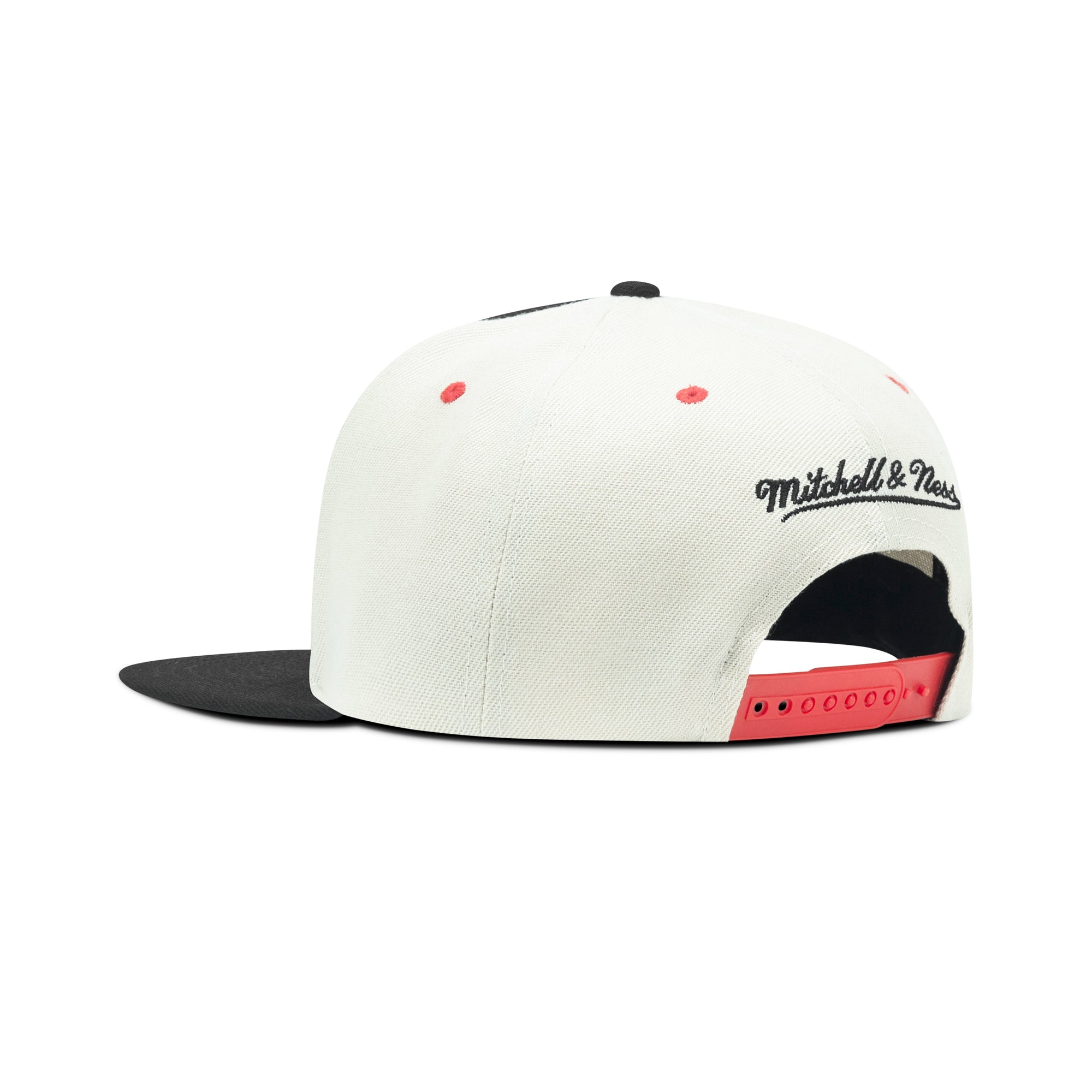 Mitchell & Ness Detroit Red Wings Pop Panel Snapback Green Bottom "Cream Black Red"