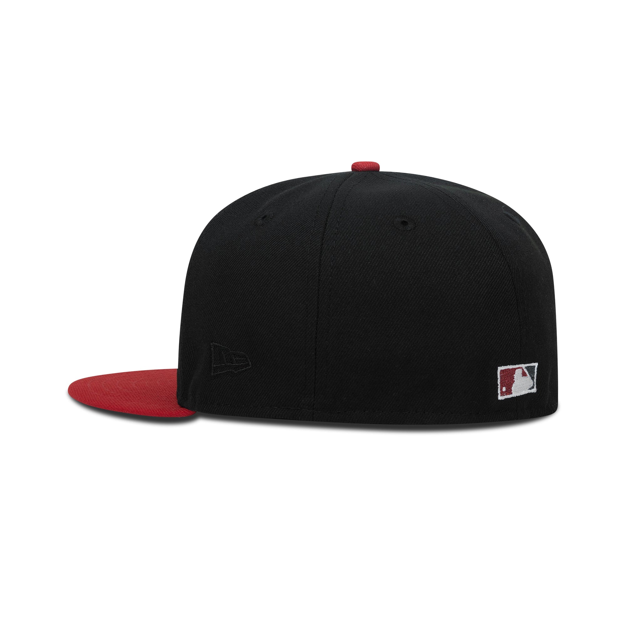 New Era Cincinnati Reds Fitted Grey Bottom "Black Red" (1970 All Star Game Embroidery)