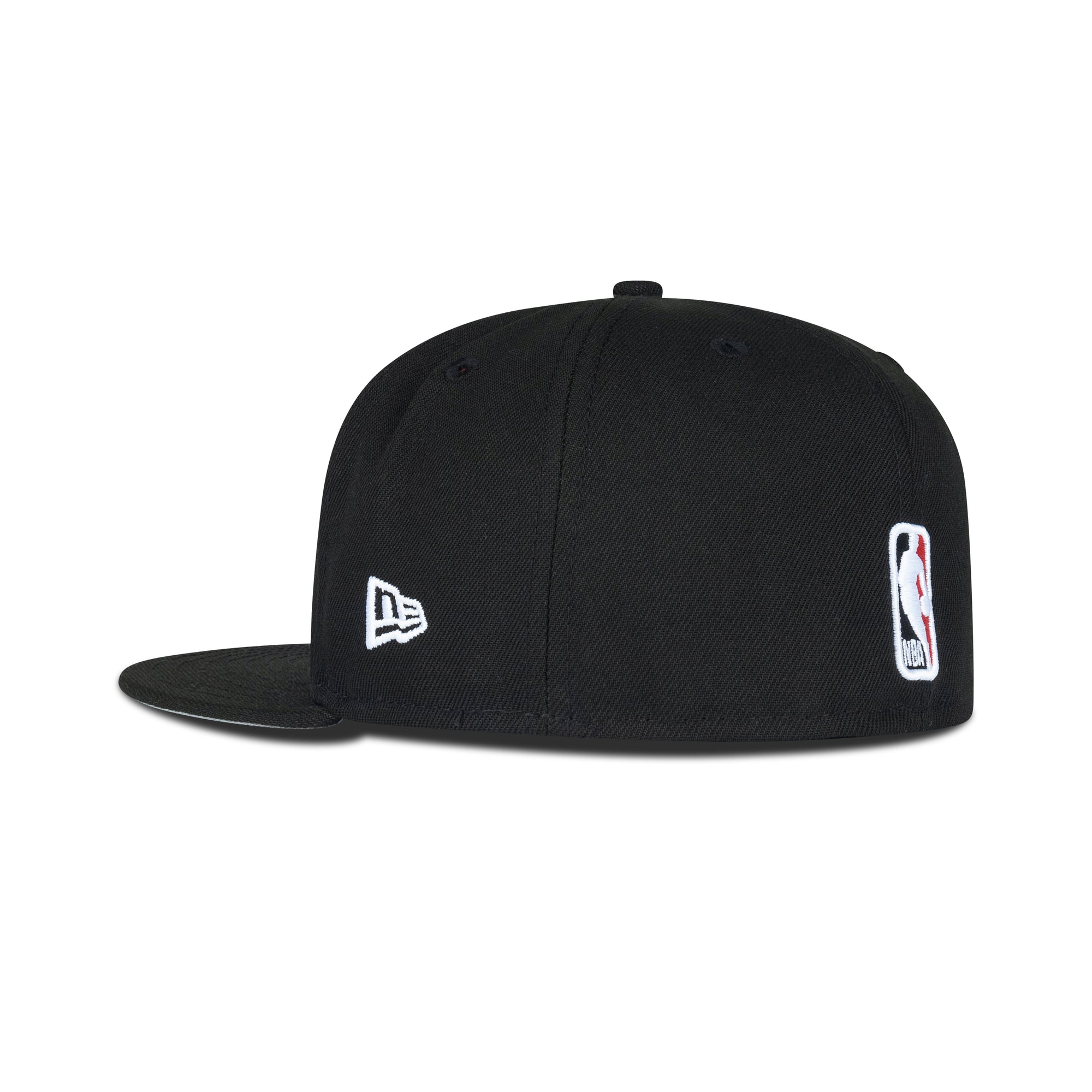 New Era Houston Rockets Upside Down Fitted Grey Bottom "Black Red Silver" (Houston Rockets Embroidery)