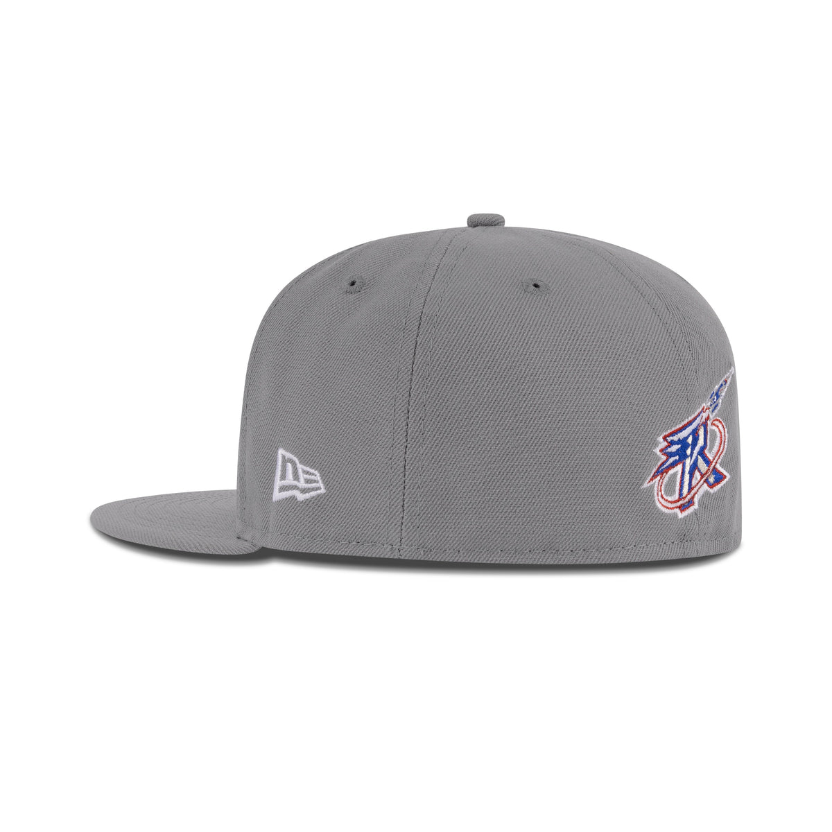 New Era Houston Rockets Fitted "Storm Gray Royal Metallic Red" (1989 NBA All Star Game Embroidery)