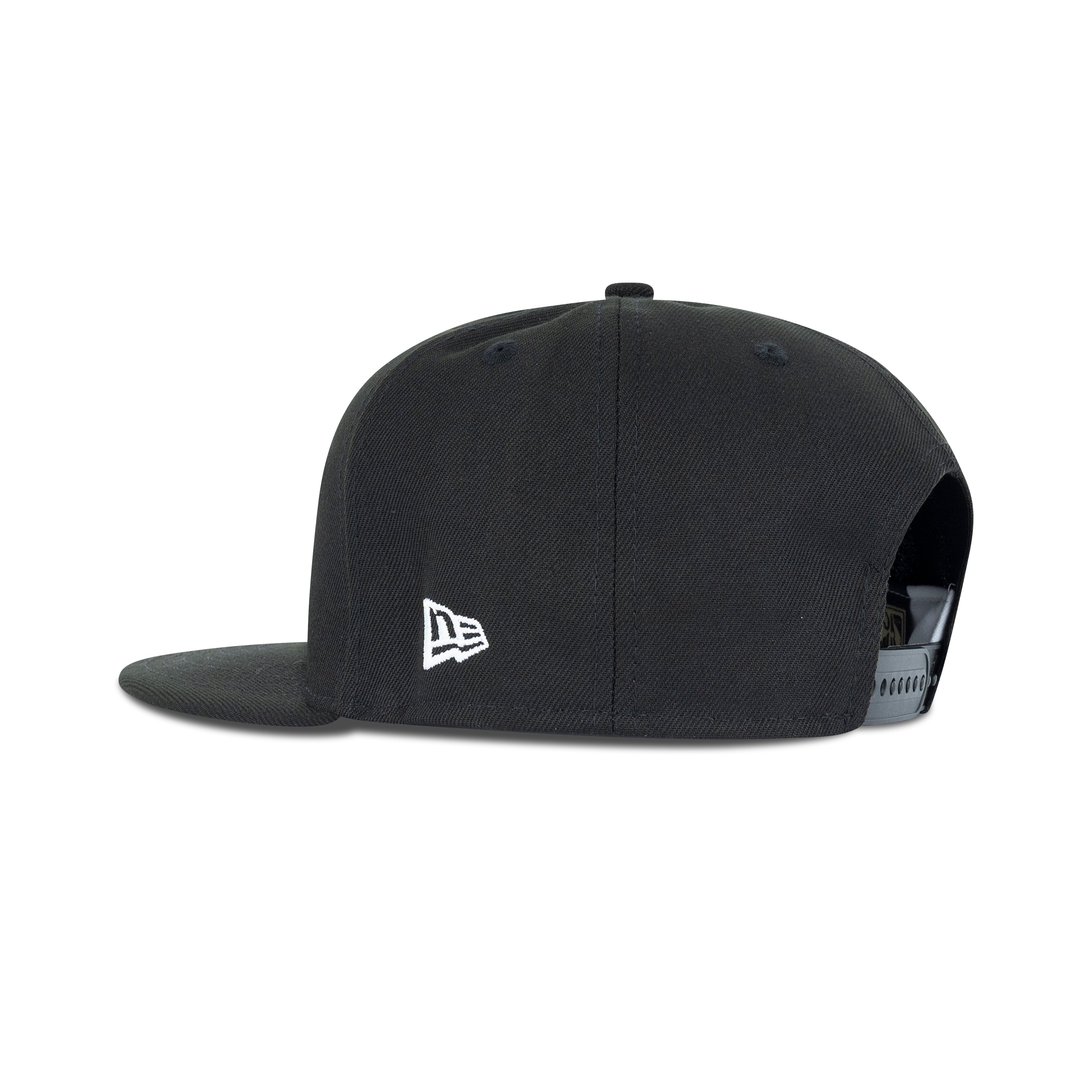 New Era San Antonio Spurs Snapback Grey Bottom "Black White Silver Teal" (NBA Logo  Embroidery)