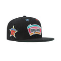 Mitchell & Ness San Antonio Spurs 1997 Top Star Snapback Green Bottom "Black Teal" (All Star Weekend 1997 Patch Embroidery)