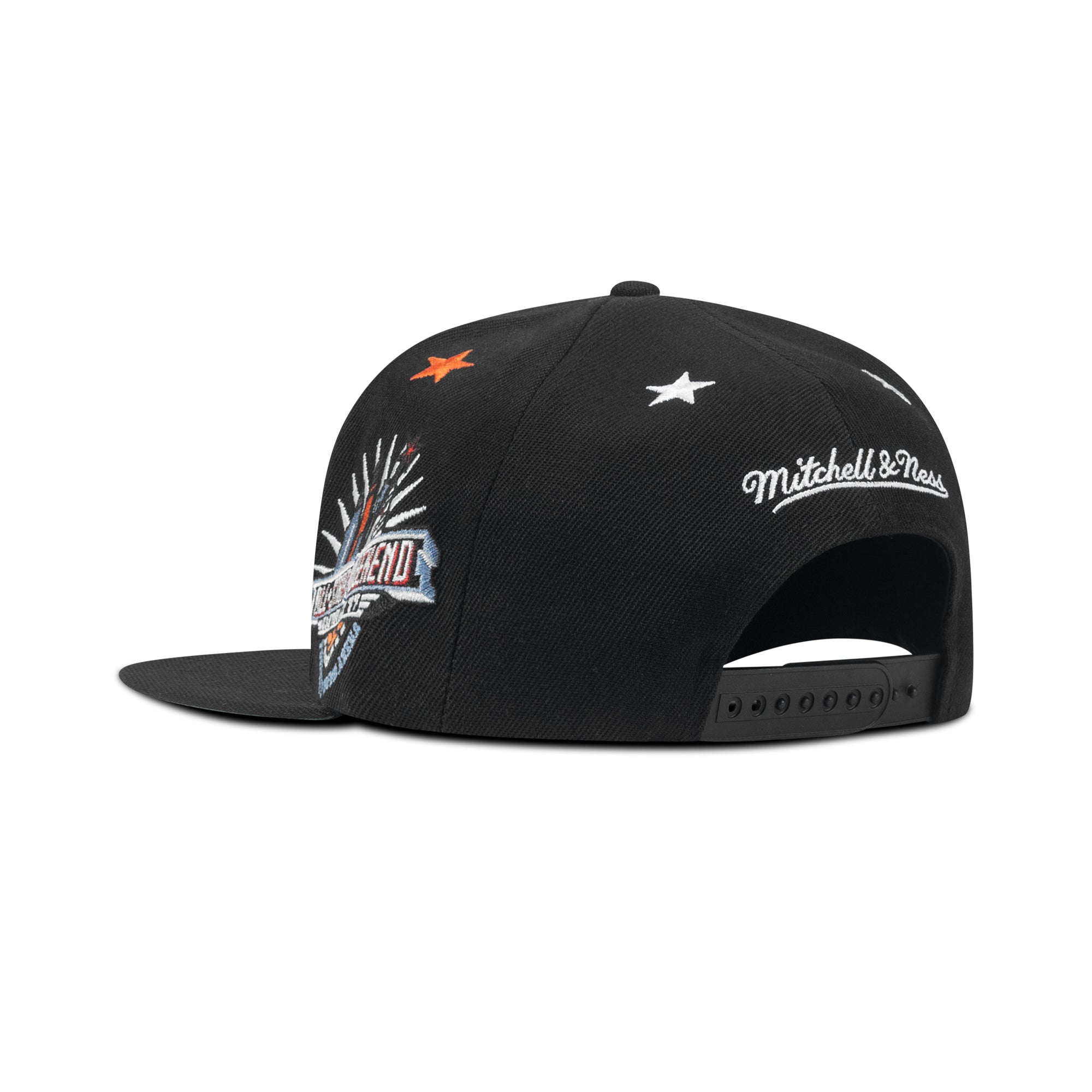 Mitchell & Ness San Antonio Spurs 1997 Top Star Snapback Green Bottom "Black Teal" (All Star Weekend 1997 Patch Embroidery)