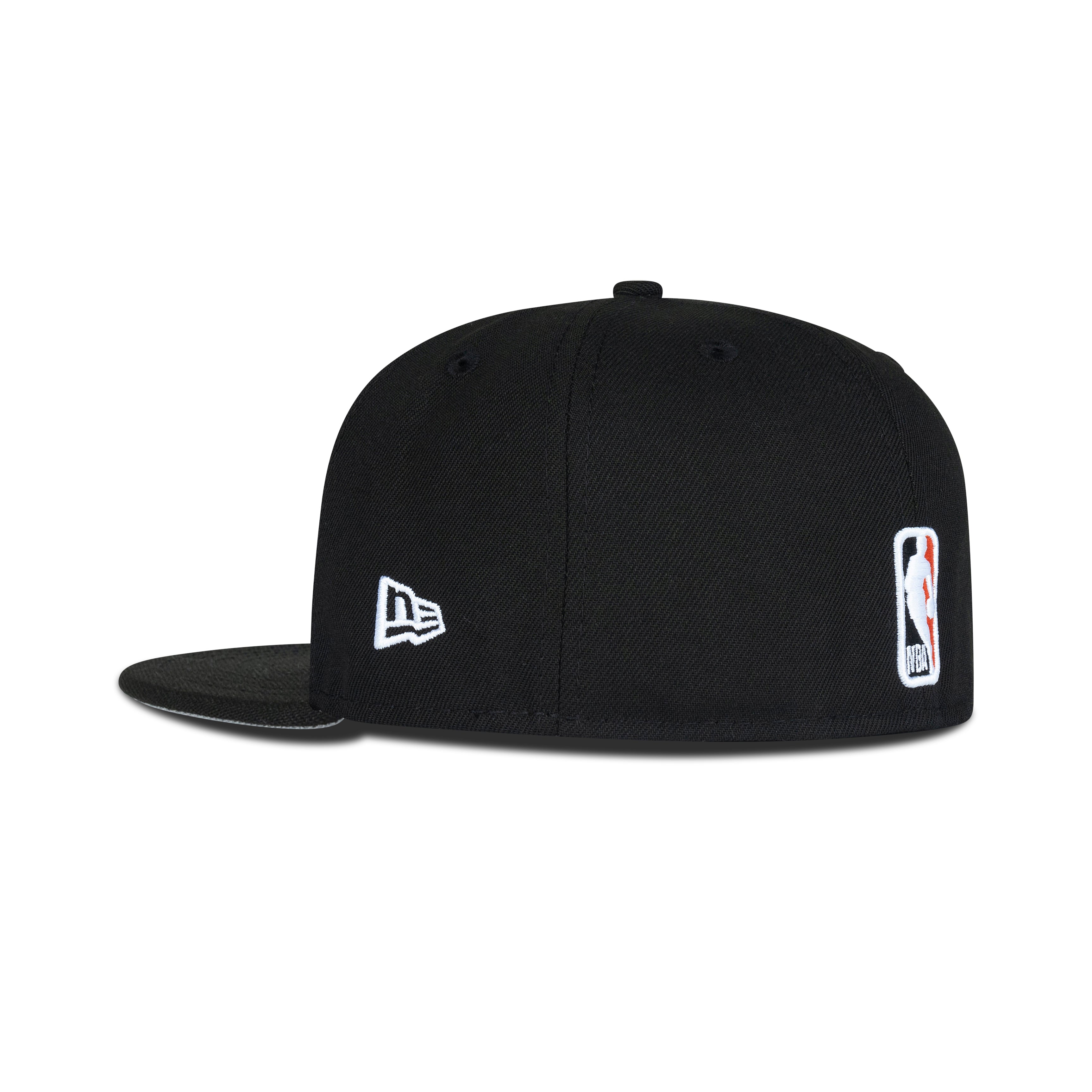 New Era Oklahoma City Thunder Fitted Grey Bottom "Black Royal Orange" (Oklahoma City Thunder Embroidery)