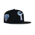 New Era Norfolk Tides Fitted Sky Bottom "Black Sky" (1884 International League Embroidery)