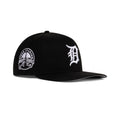 New Era Detroit Tigers A-Frame Snapback Gray Bottom "Black White" (Tiger Stadium Embroidery)