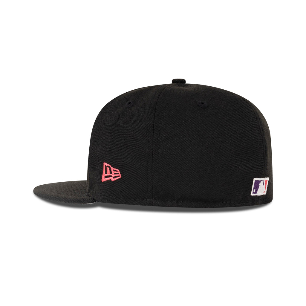 New Era Detroit Tigers Fitted Grey Bottom "Black Aluminum Lava purple" (1984 World Series Embroidery)