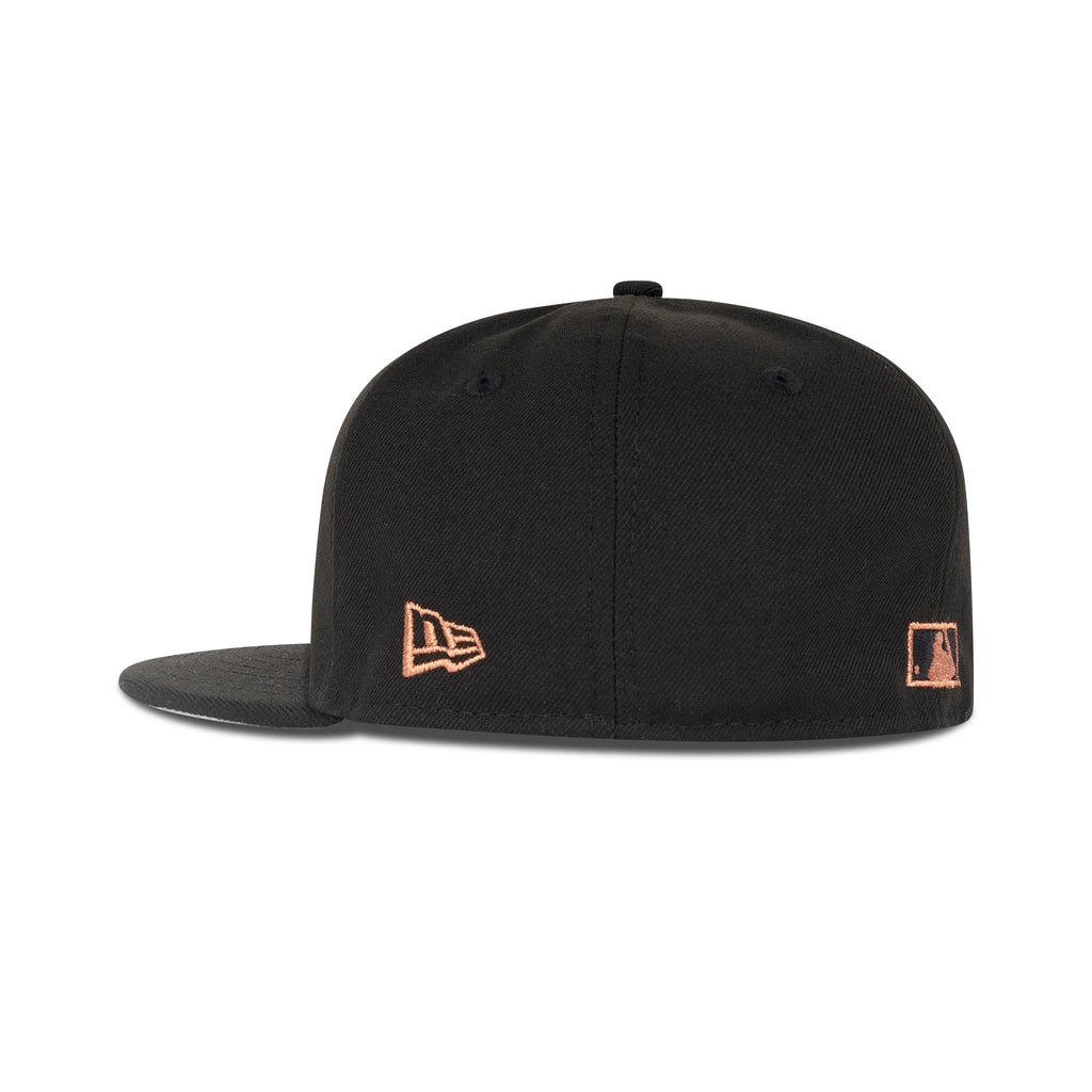 New Era Detroit Tigers Fitted Beige Bottom "Black Copper" (2000 Detroit Tigers Embroidery)