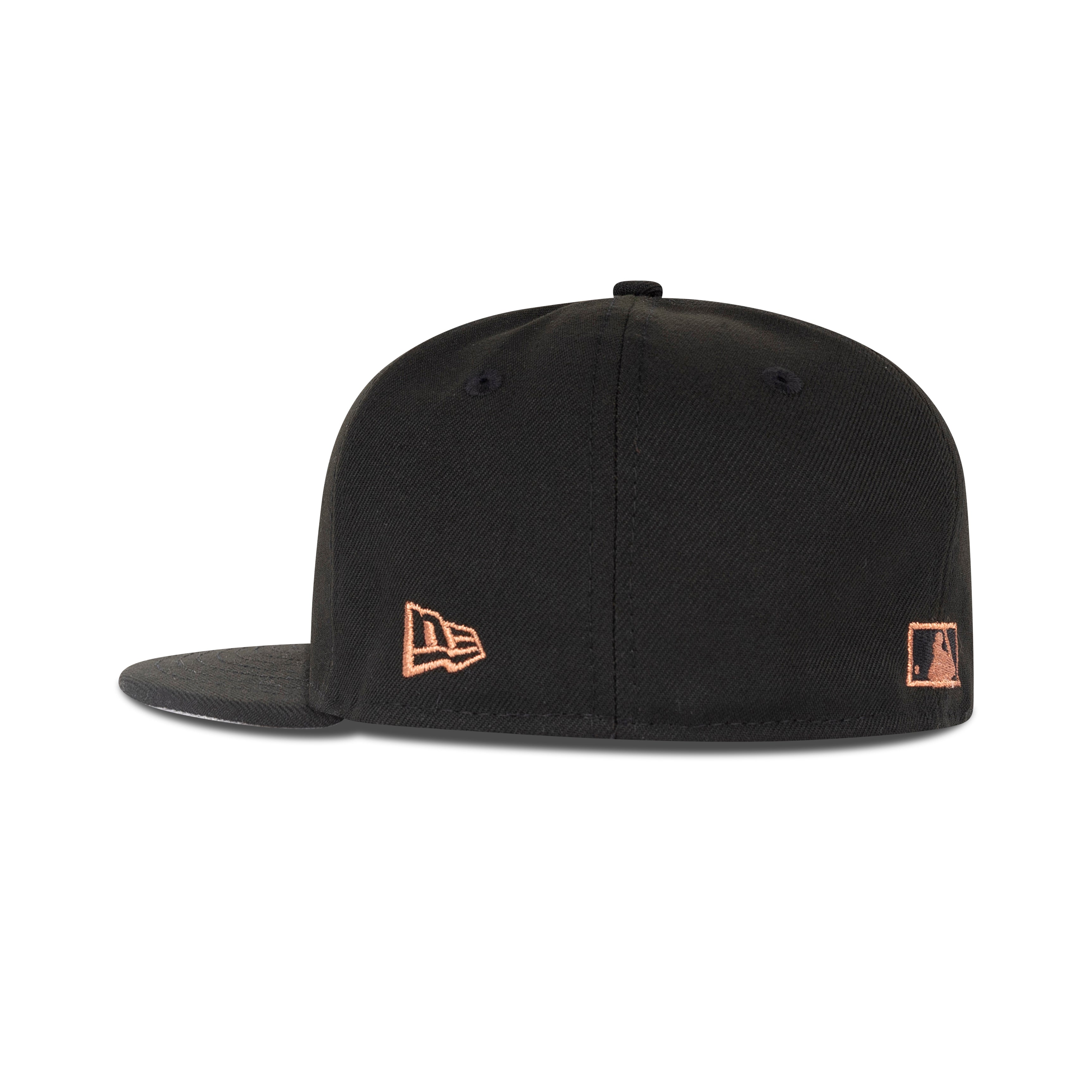 New Era Detroit Tigers Fitted Beige Bottom "Black Copper" (2000 Detroit Tigers Embroidery)