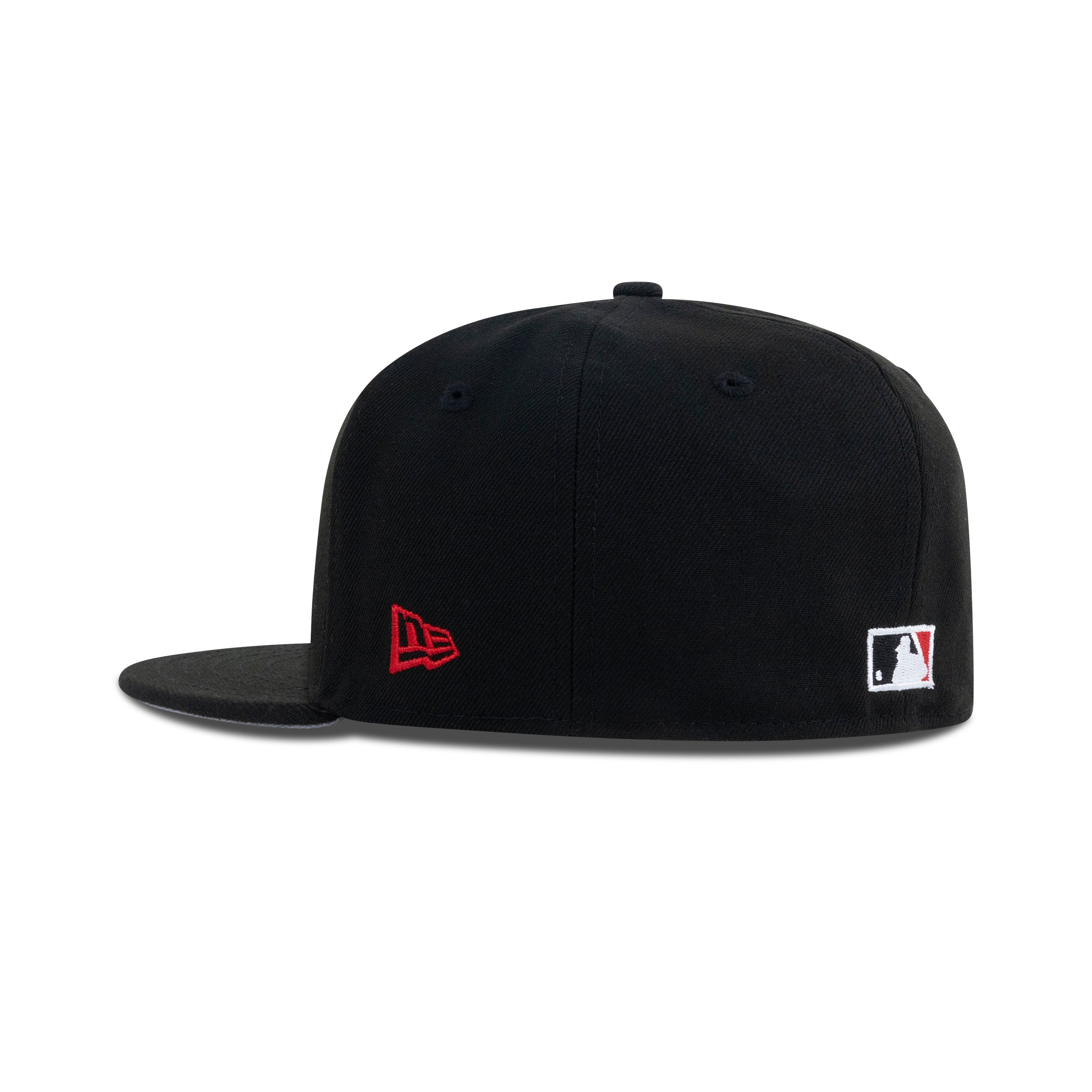 New Era Detroit Tigers Fitted Grey Bottom "Black Front Door Red White" (Tiger Stadium 1912-1999 Embroidery)