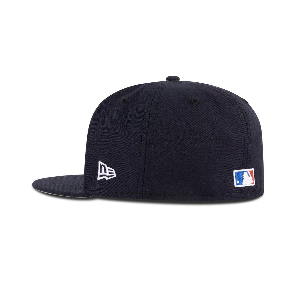New Era Detroit Tigers Fitted Grey Bottom "Navy Snow White Metallic Blue Metallic Red" (Tiger Stadium Embroidery)