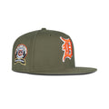 New Era Detroit Tigers Fitted Grey Bottom "Olive Orange" (1968 World Series Embroidery)