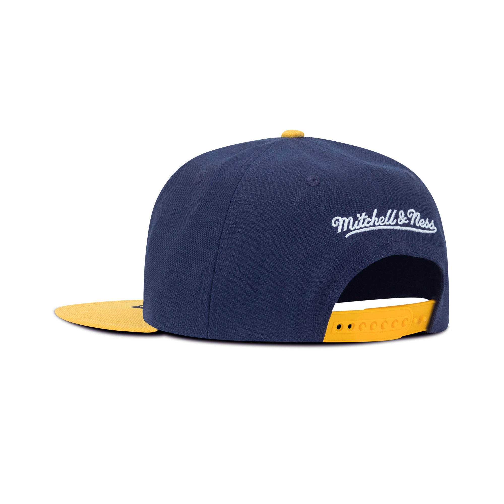 Mitchell & Ness NBA Golden State Warriors Logo Bill Snapback Green Bottom "Navy Yellow"