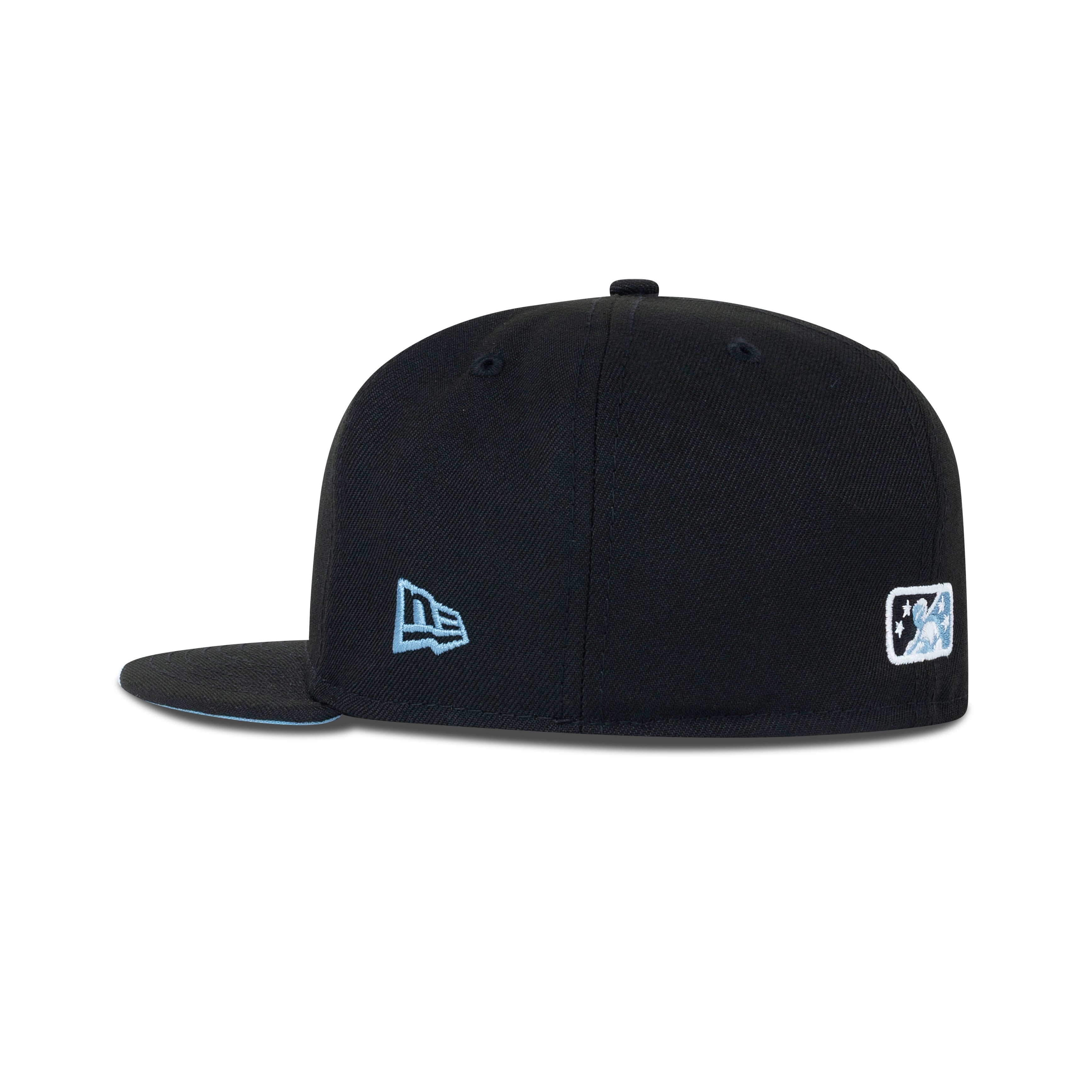 New Era Waterloo Diamonds Fitted Sky Bottom "Black Sky" (Hometown Collection Embroidery)
