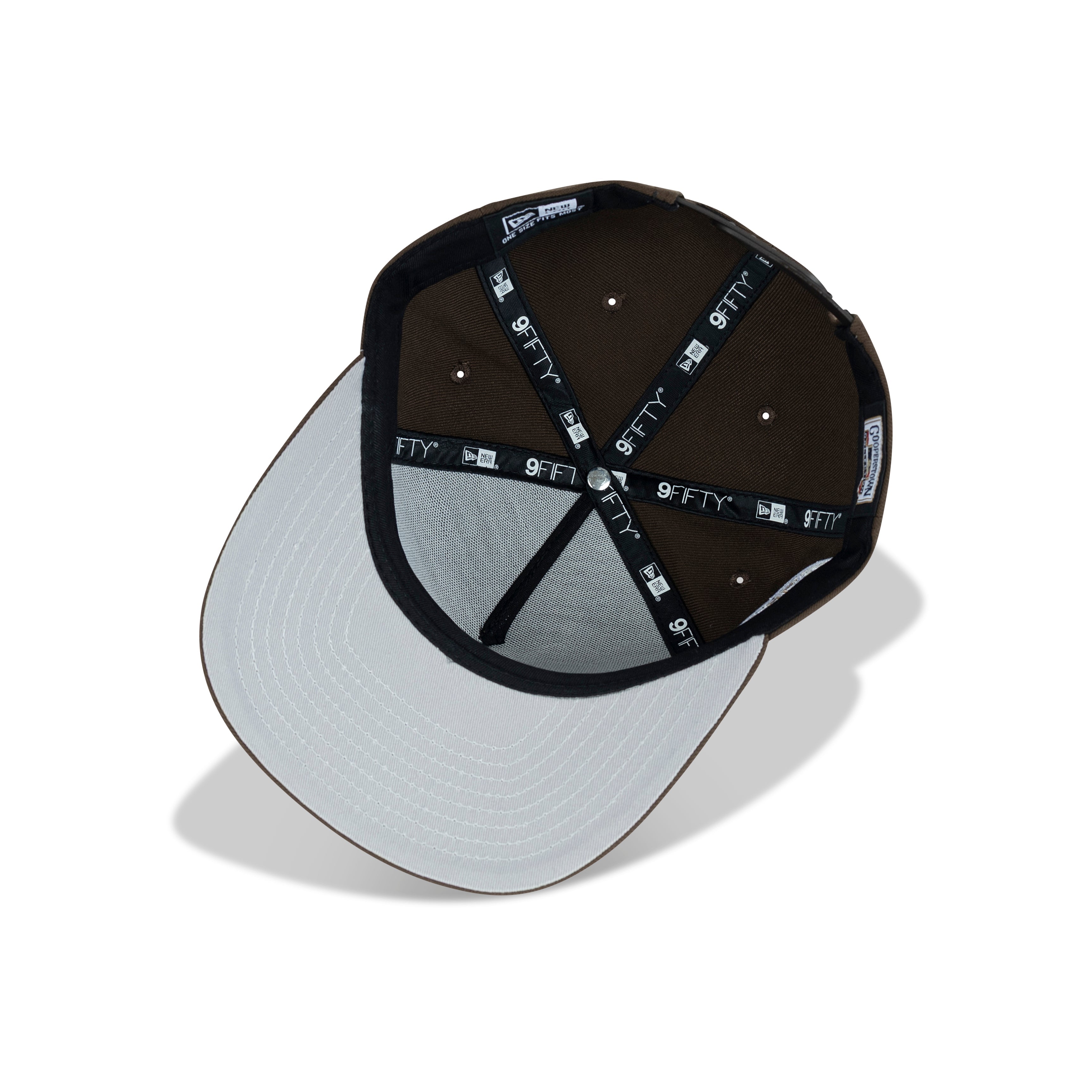 New Era Chicago White Sox A-Frame Snapback Grey Bottom "Brown White" (75 Years Comiskey Park Embroidery)