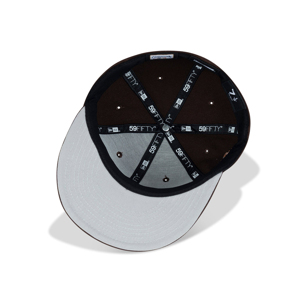 New Era Chicago White Sox Fitted Grey Bottom "Dark Brown White Copper" (2005 World Series Champions Embroidery)