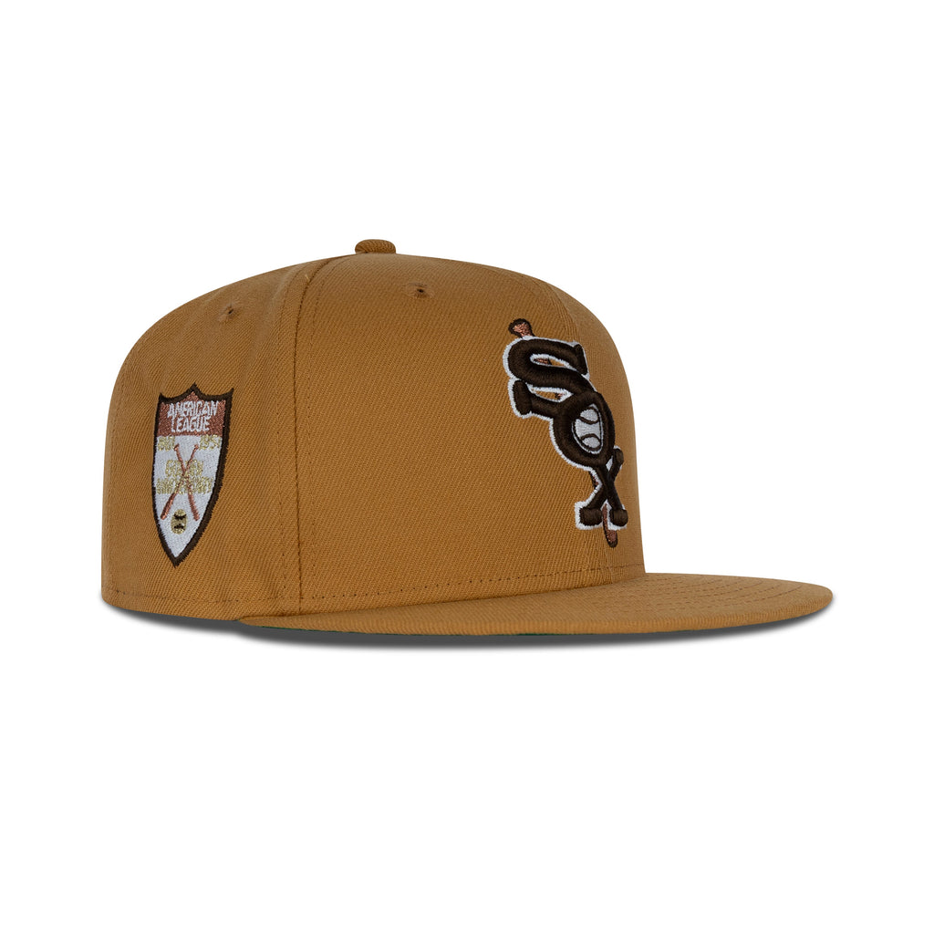 New Era Chicago White Sox Fitted Green Bottom "Tan Brown Copper" (1901-1951 American League Embroidery)