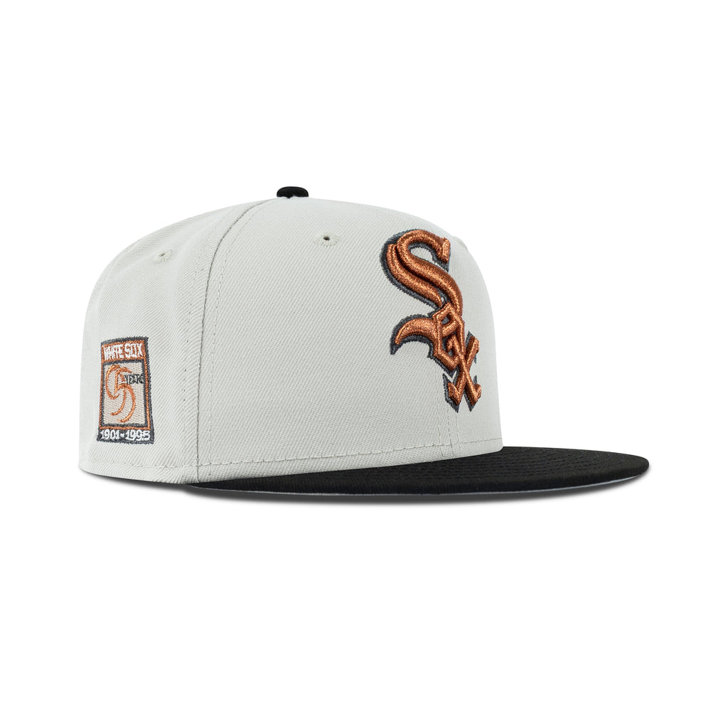 New Era Chicago White Sox Fitted Grey Bottom "Stone Black Copper" (1901-1995 95 Years Embroidery)