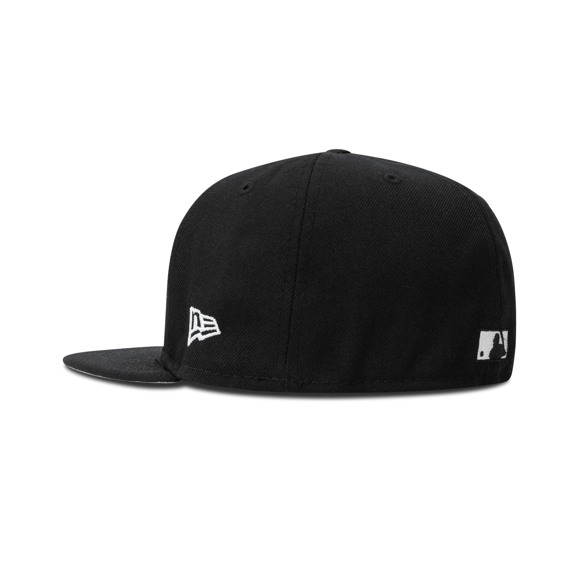 New Era New York Yankees Fitted Grey Bottom "Black White" (1999 World Series Embroidery)