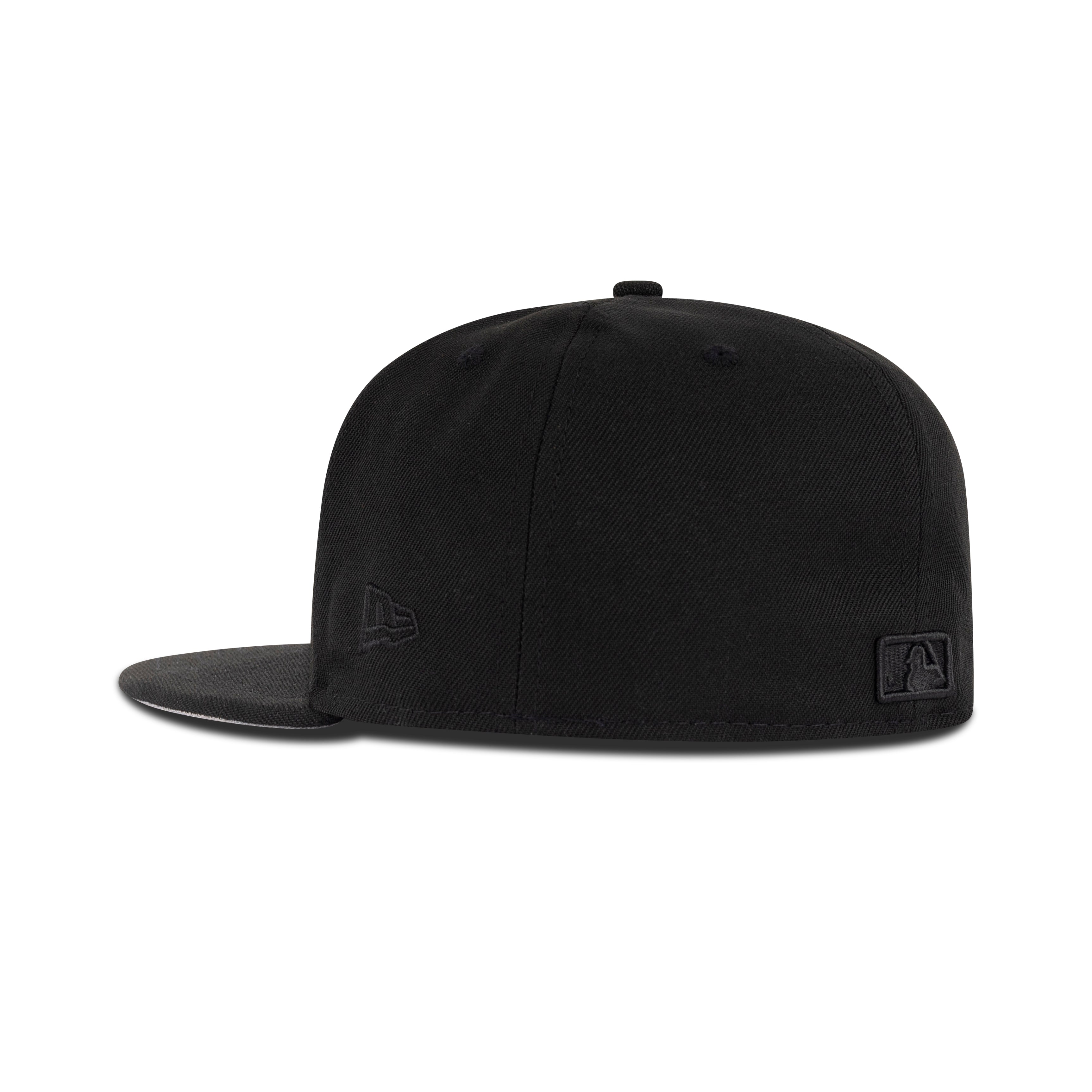 New Era New York Yankees Fitted Grey Bottom "Black Black"