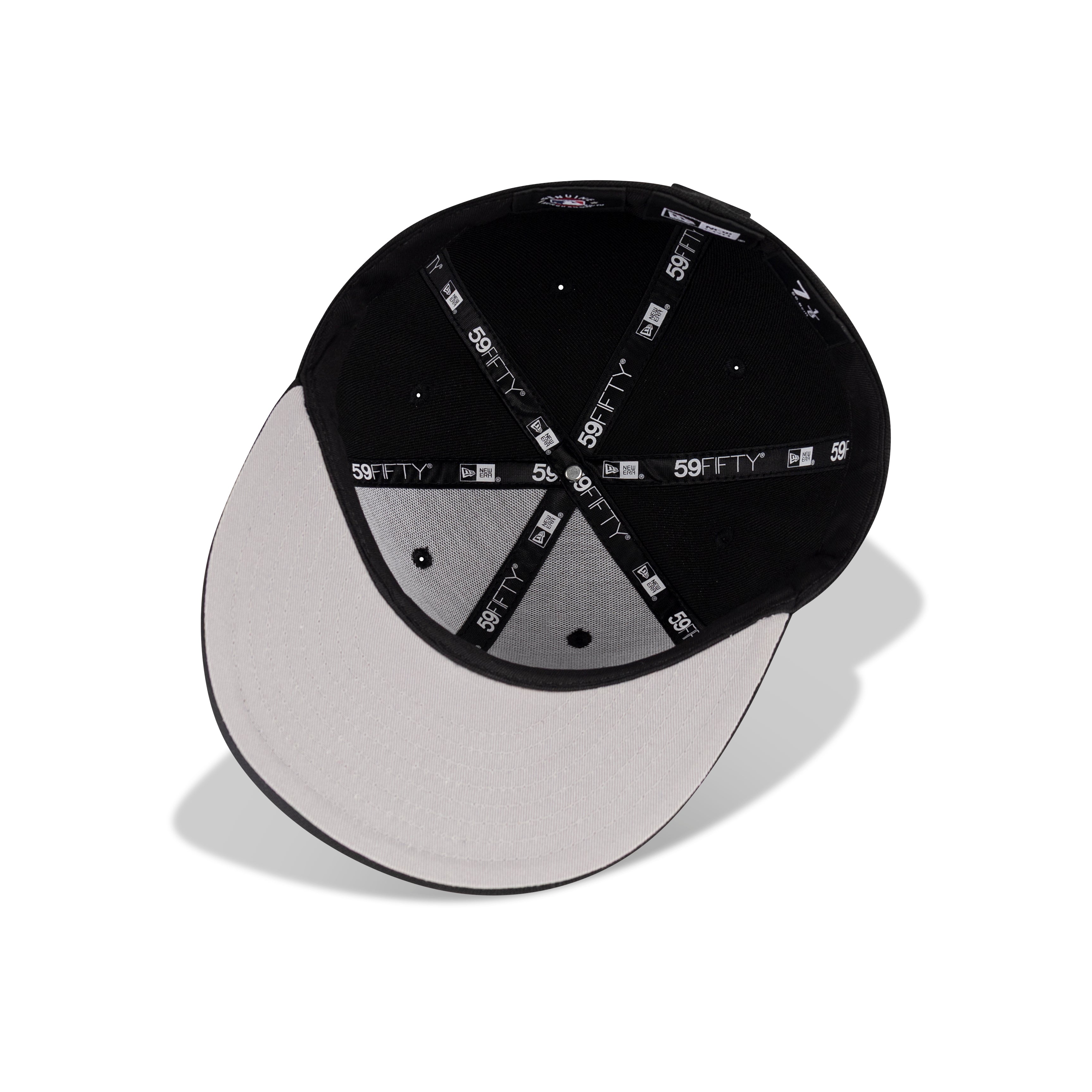 New Era New York Yankees Fitted Grey Bottom "Black Black"