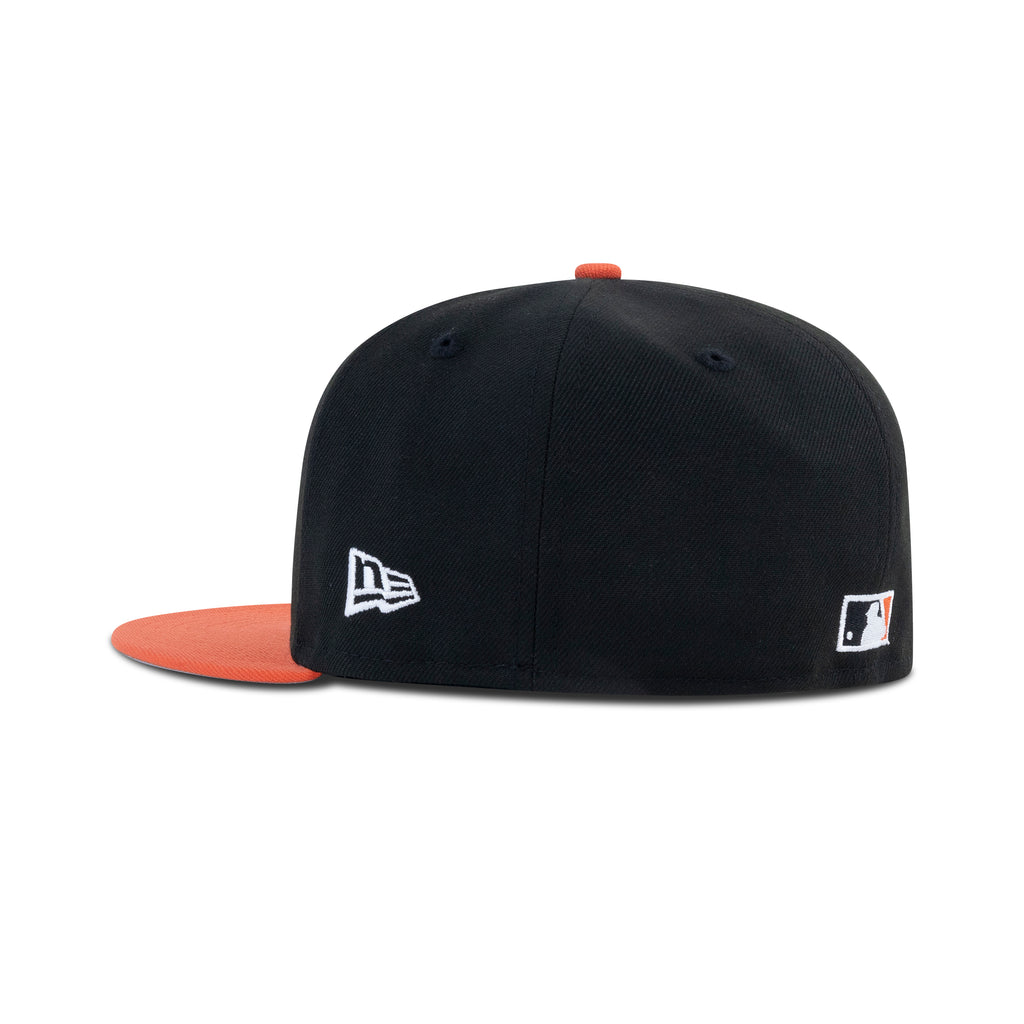 New Era New York Yankees Fitted Gray Bottom "Black Orange White" (1999 World Series Embroidery)