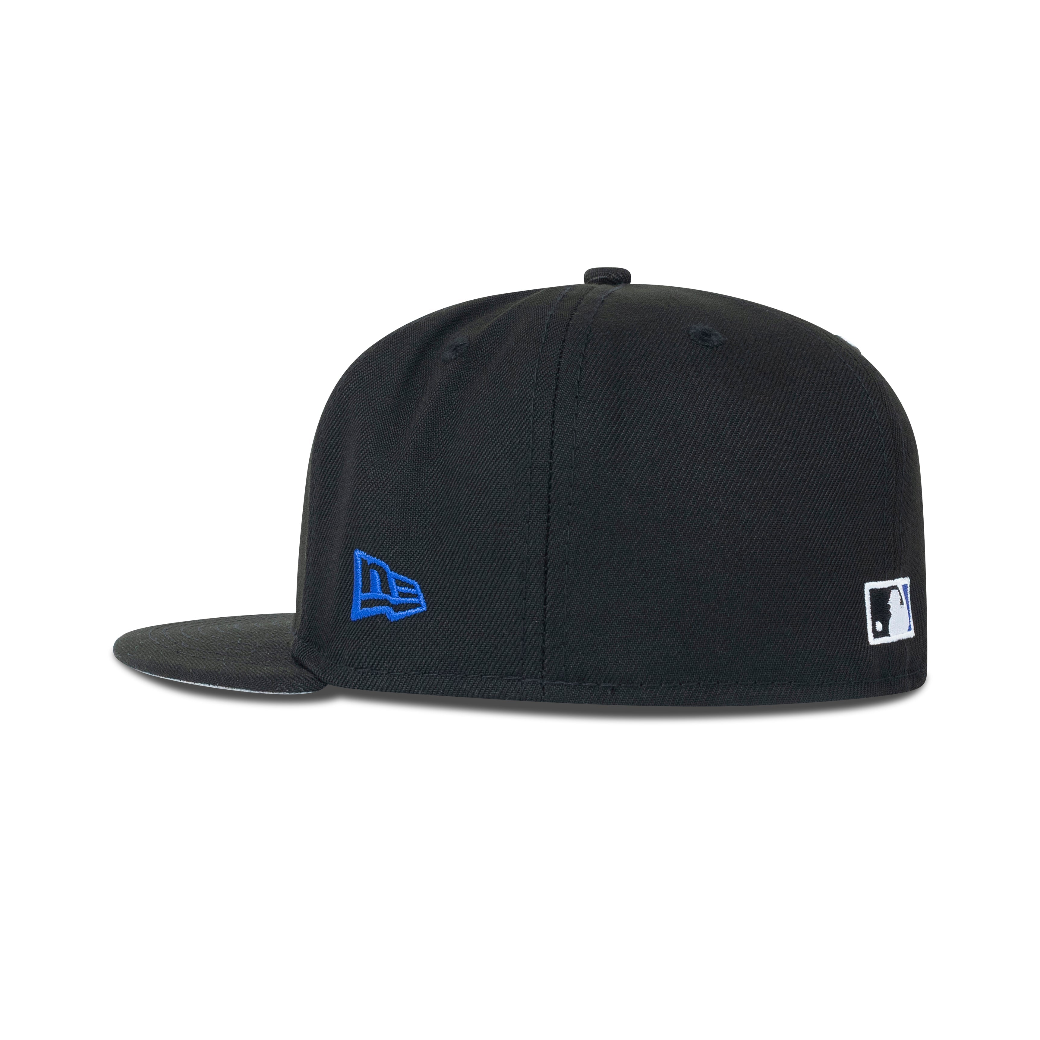 New Era New York Yankees Fitted Grey Bottom "Black Royal Blue" (1999 World Series Embroidery)
