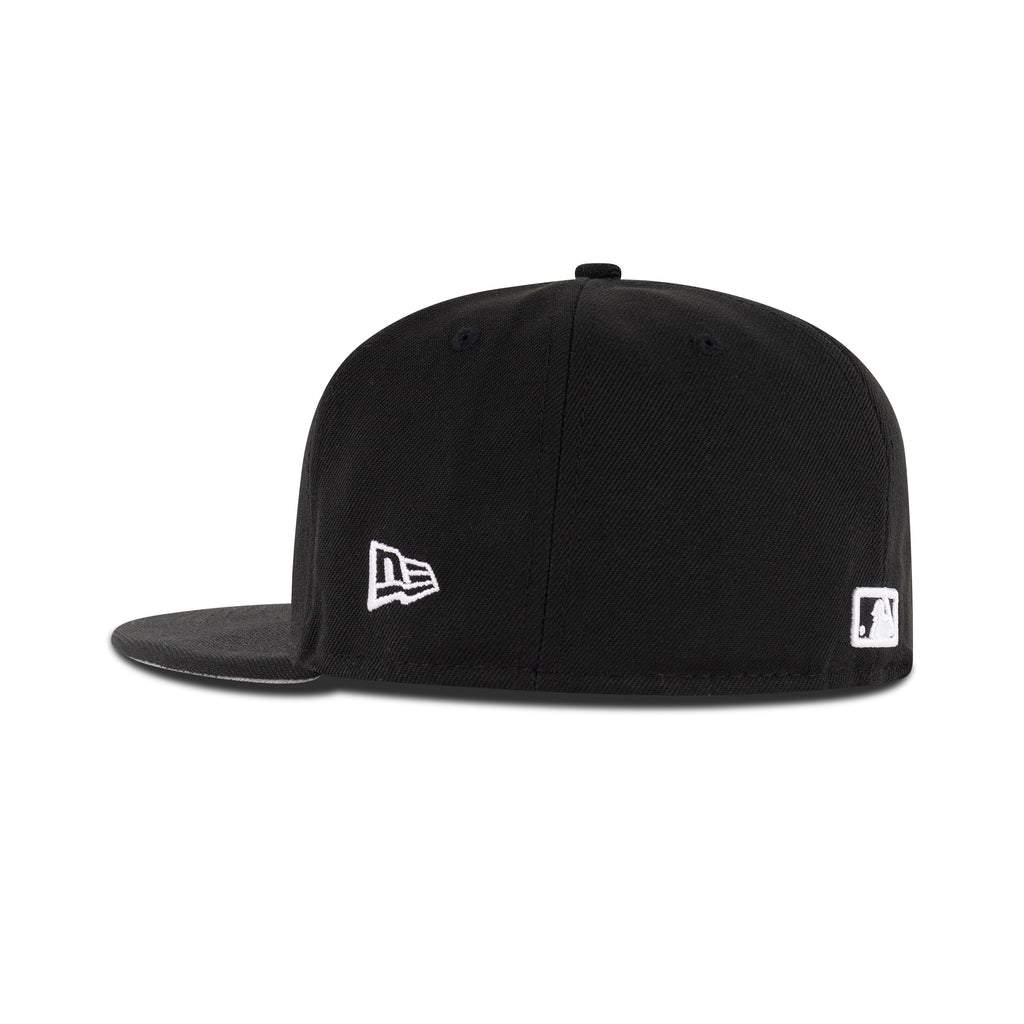 New Era New York Yankees Fitted Grey Bottom "Black White"