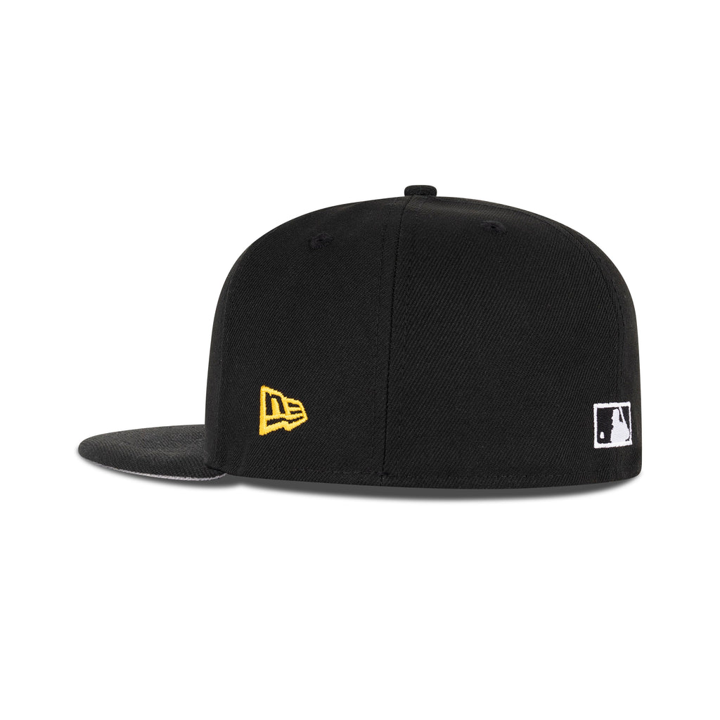 New Era New York Yankees Fitted Grey Bottom "Black Yellow White" (1999 World Series Embroidery)