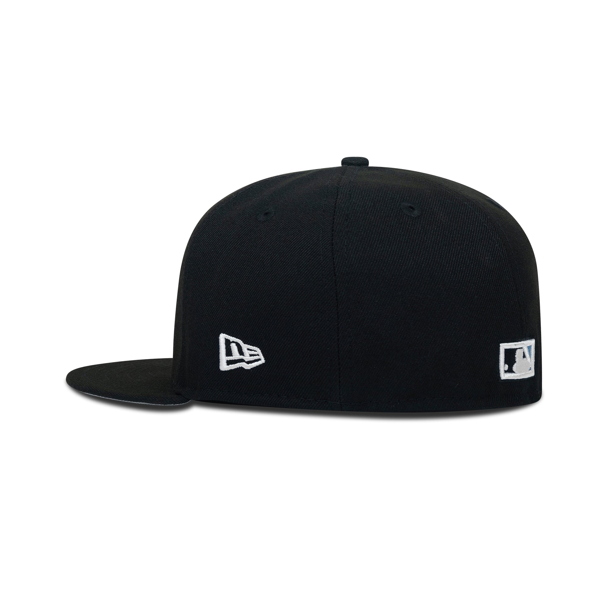 New Era New York Yankees Fitted Grey Bottom "Black White" (2000 Subway Series Embroidery)