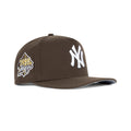 New Era New York Yankees A-Frame Snapback Grey Bottom "Brown White" (1999 World Series Embroidery)