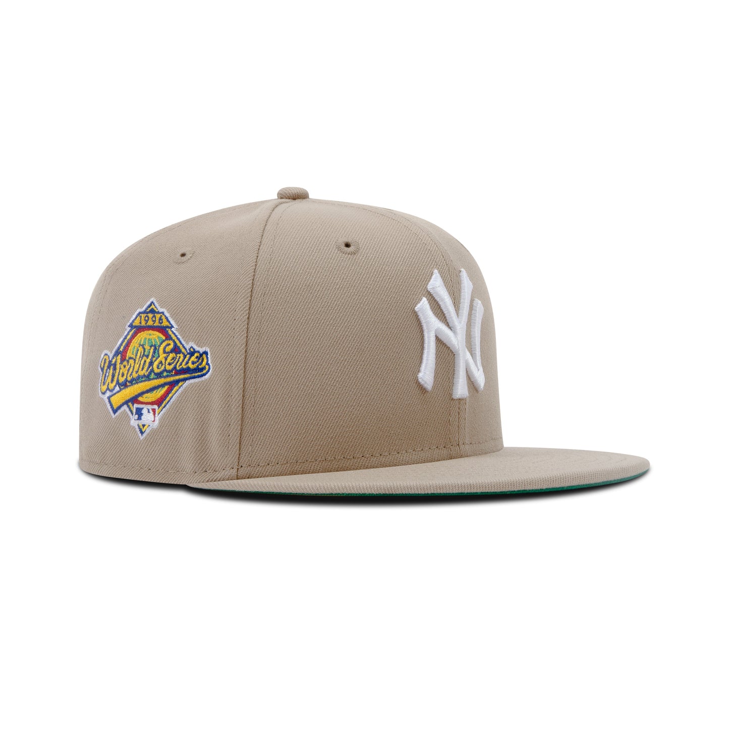 New Era New York Yankees Fitted Green Bottom "Camel White" (1996 World Series Embroidery)