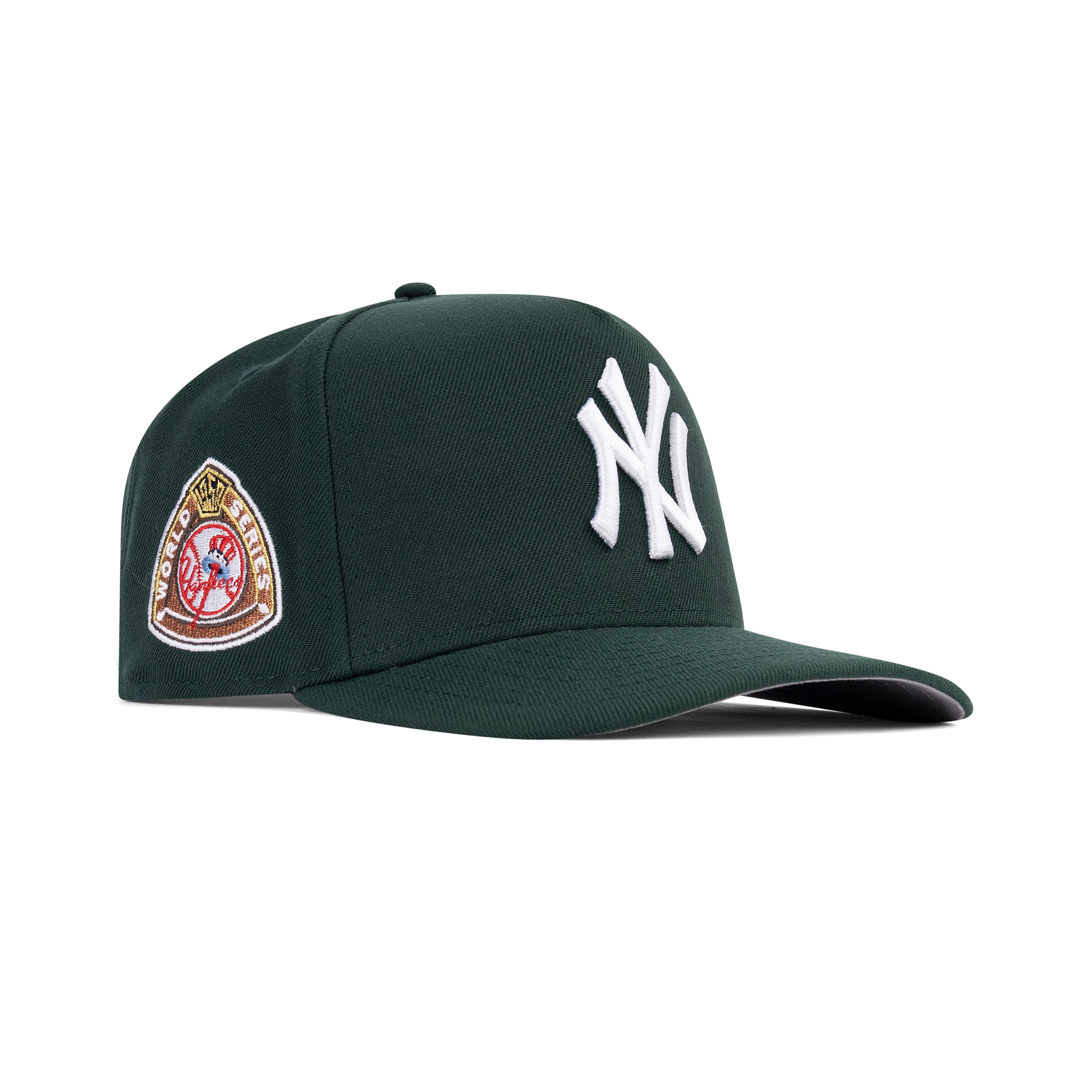 New Era New York Yankees A-Frame Snapback Grey Bottom "Dark Green White" (1950 World Series Embroidery)