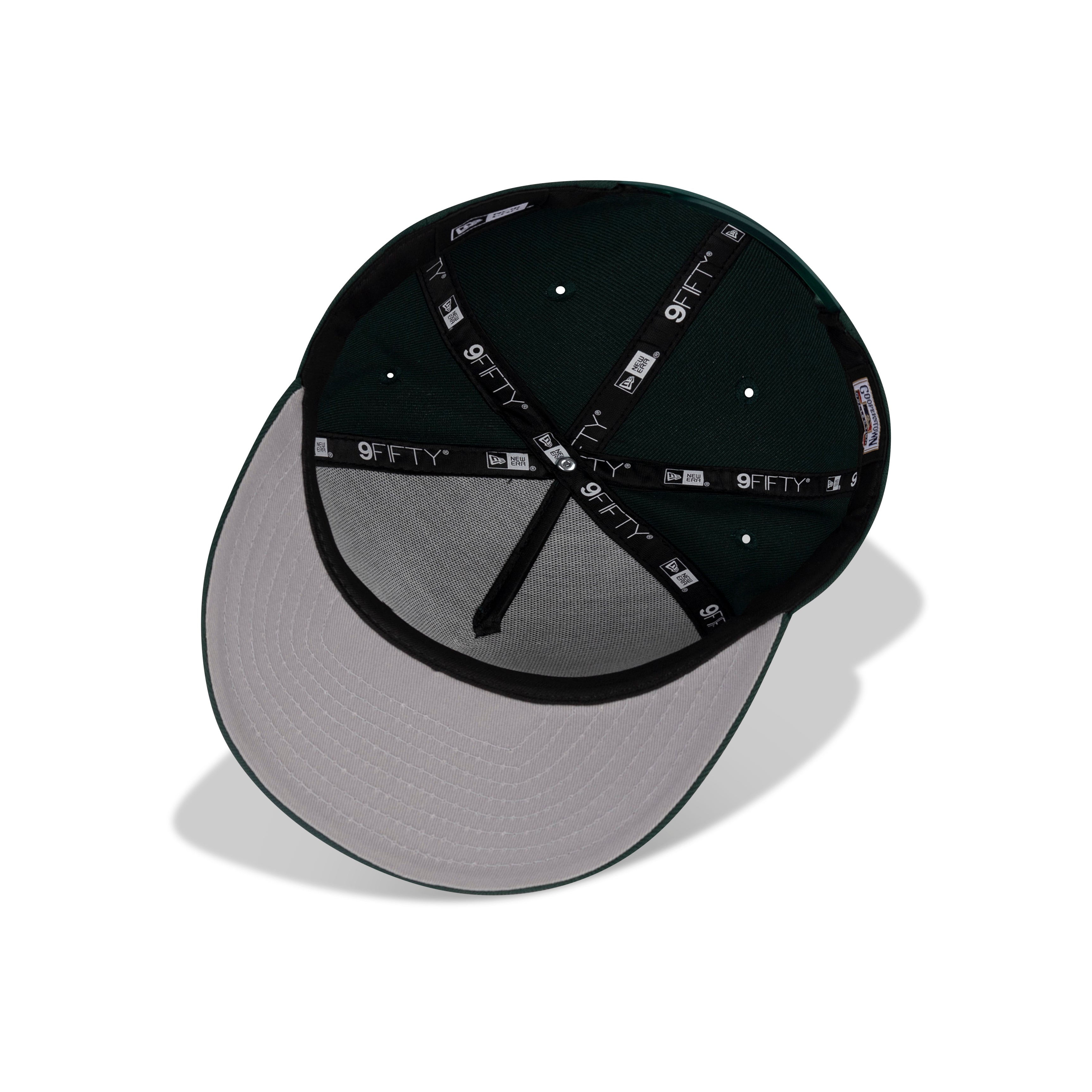 New Era New York Yankees A-Frame Snapback Grey Bottom "Dark Green White" (1950 World Series Embroidery)