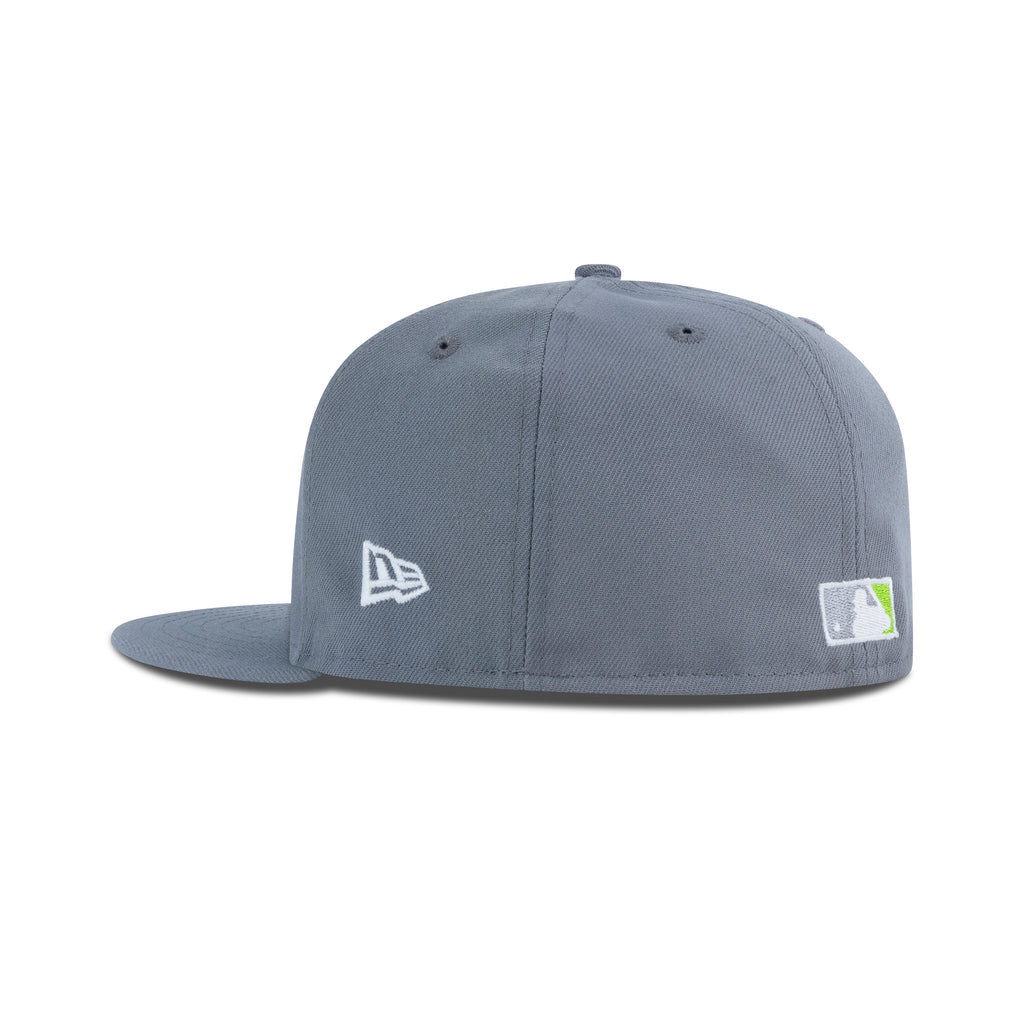 New Era New York Yankees Fitted Grey Bottom "Storm Grey Erin Green White" (1996 World Series Embroidery)