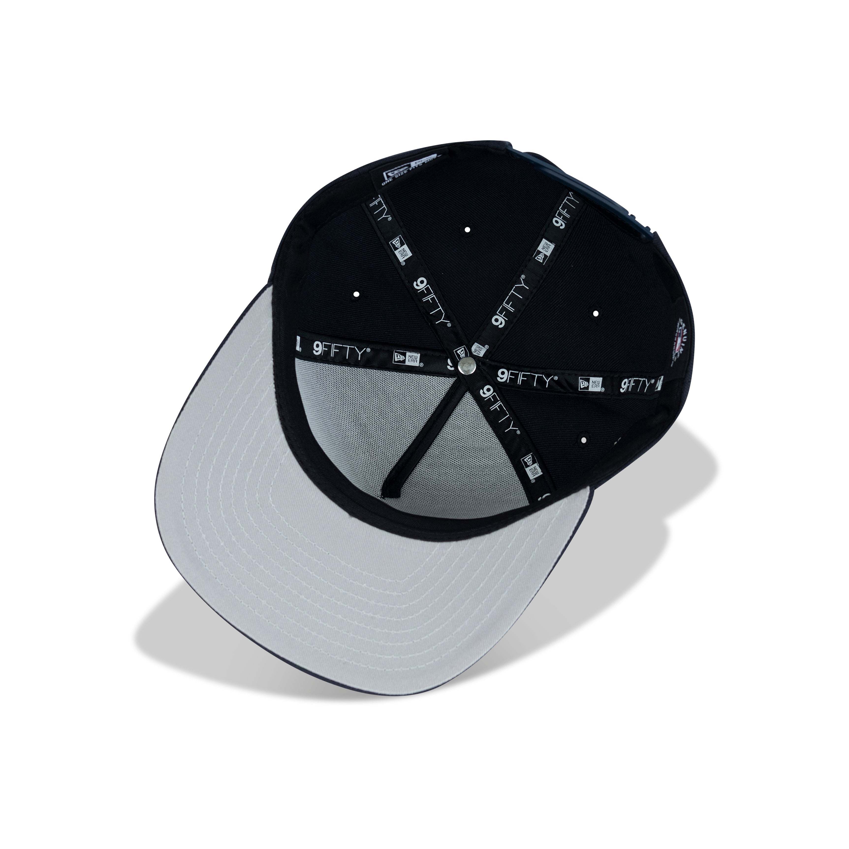 New Era New York Yankees A-Frame Snapback Grey Bottom "Navy White Silver" (2024 World Series Embroidery)