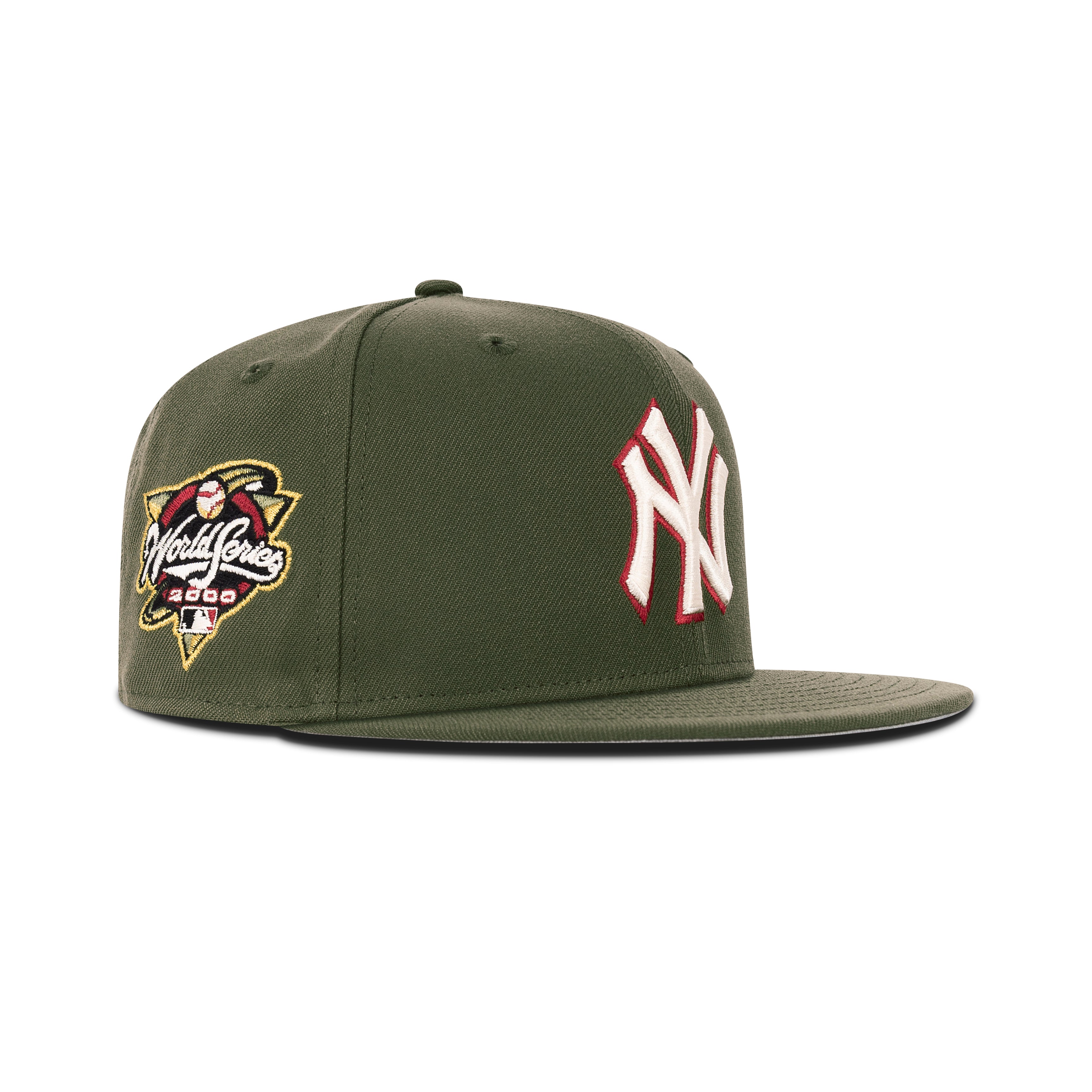 New Era New York Yankees Fitted Grey Bottom "Olive Ivory Russet" (2000 World Series Embroidery)