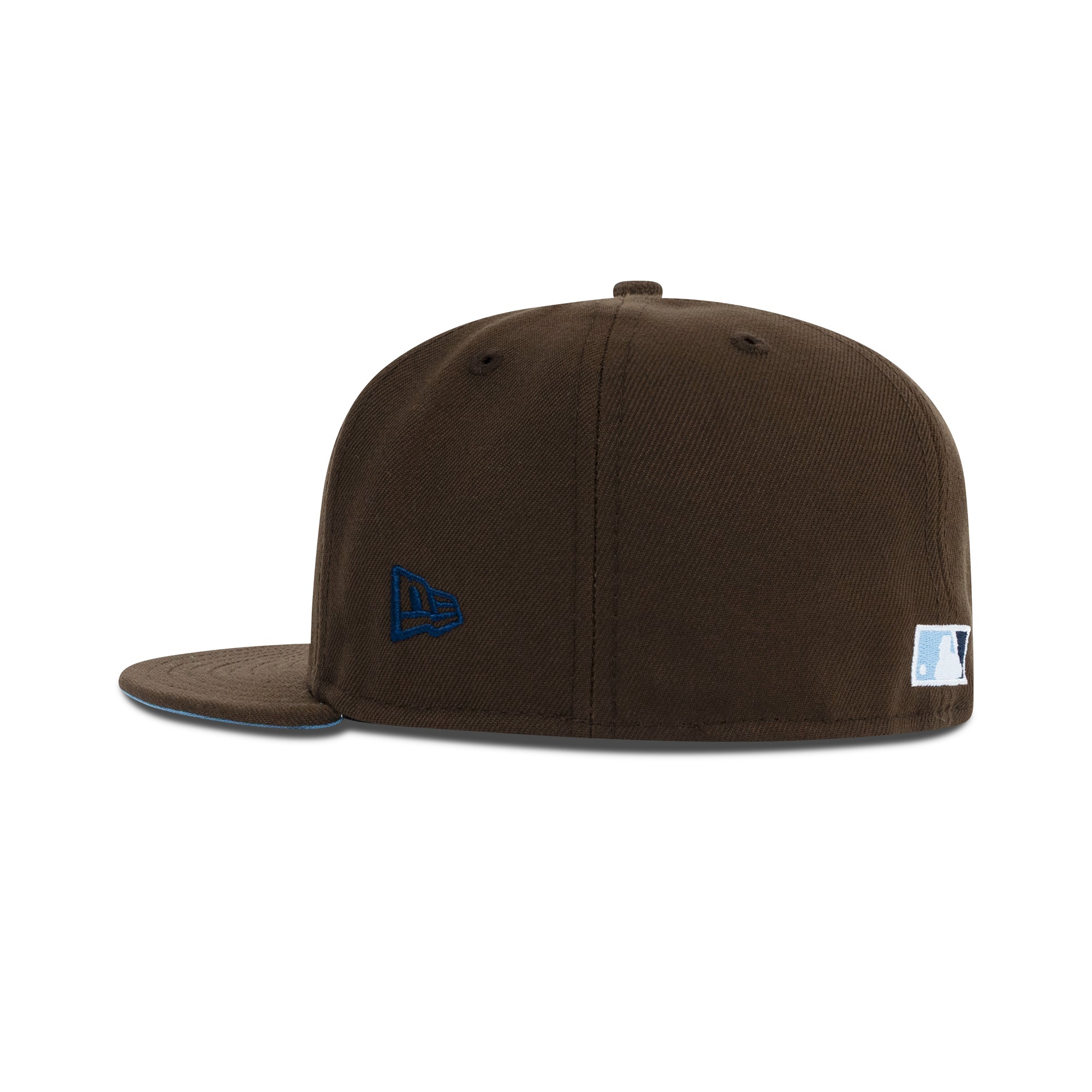 New Era New York Yankees Fitted Sky Bottom "Walnut Navy Sky" (1923-1998 75th Yankee Stadium Embroidery)