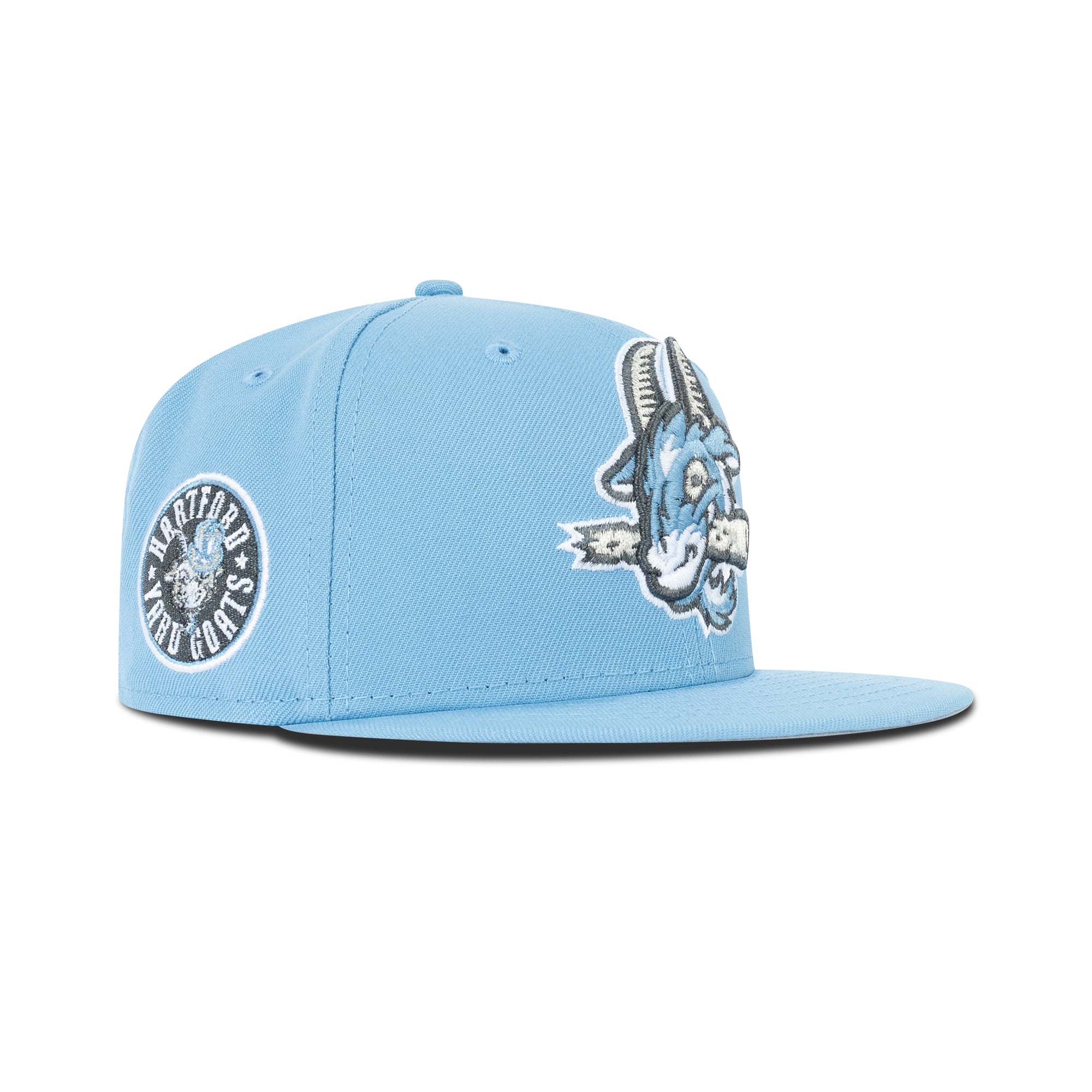 New Era Hartford Yard Goats Fitted Grey Bottom "Sky Silver" (Hartford Yard Goats Embroidery)