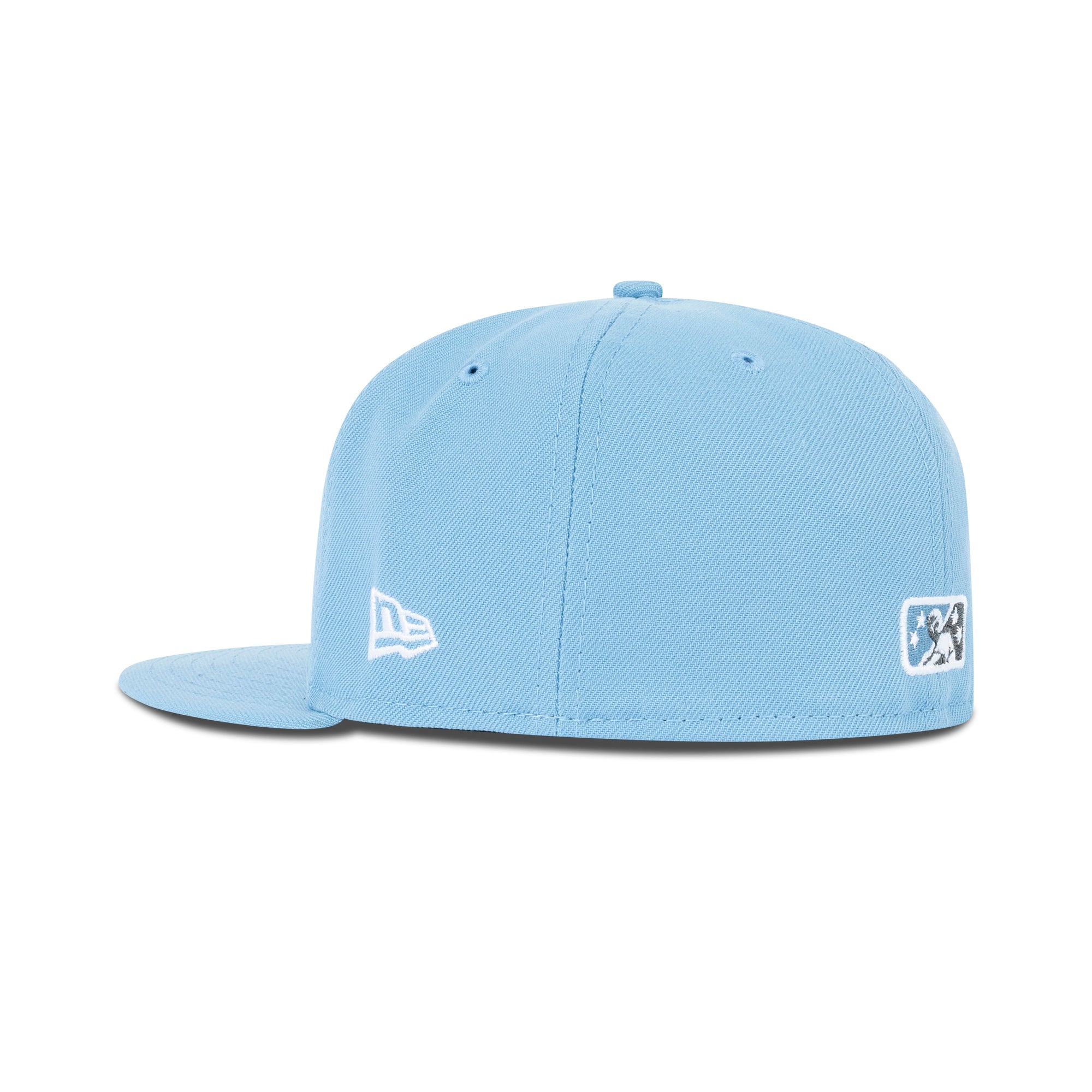 New Era Hartford Yard Goats Fitted Grey Bottom "Sky Silver" (Hartford Yard Goats Embroidery)