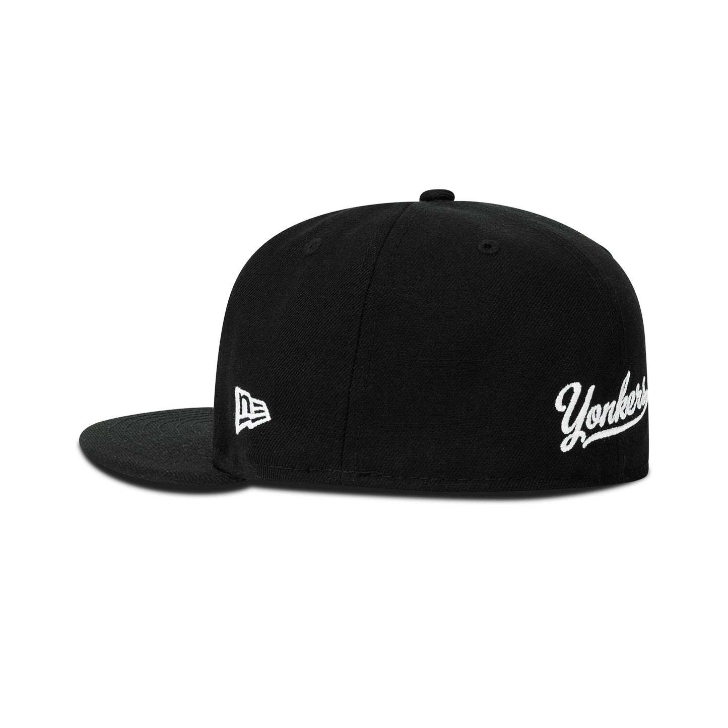 New Era Yonkers NY Fitted Grey Bottom "Black White"