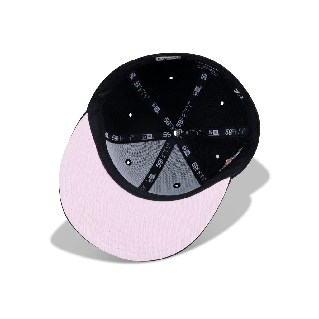 New Era Chicago Cubs Fitted Pink Bottom Black Glow White Metallic Iris Neon Pink - Undervisor