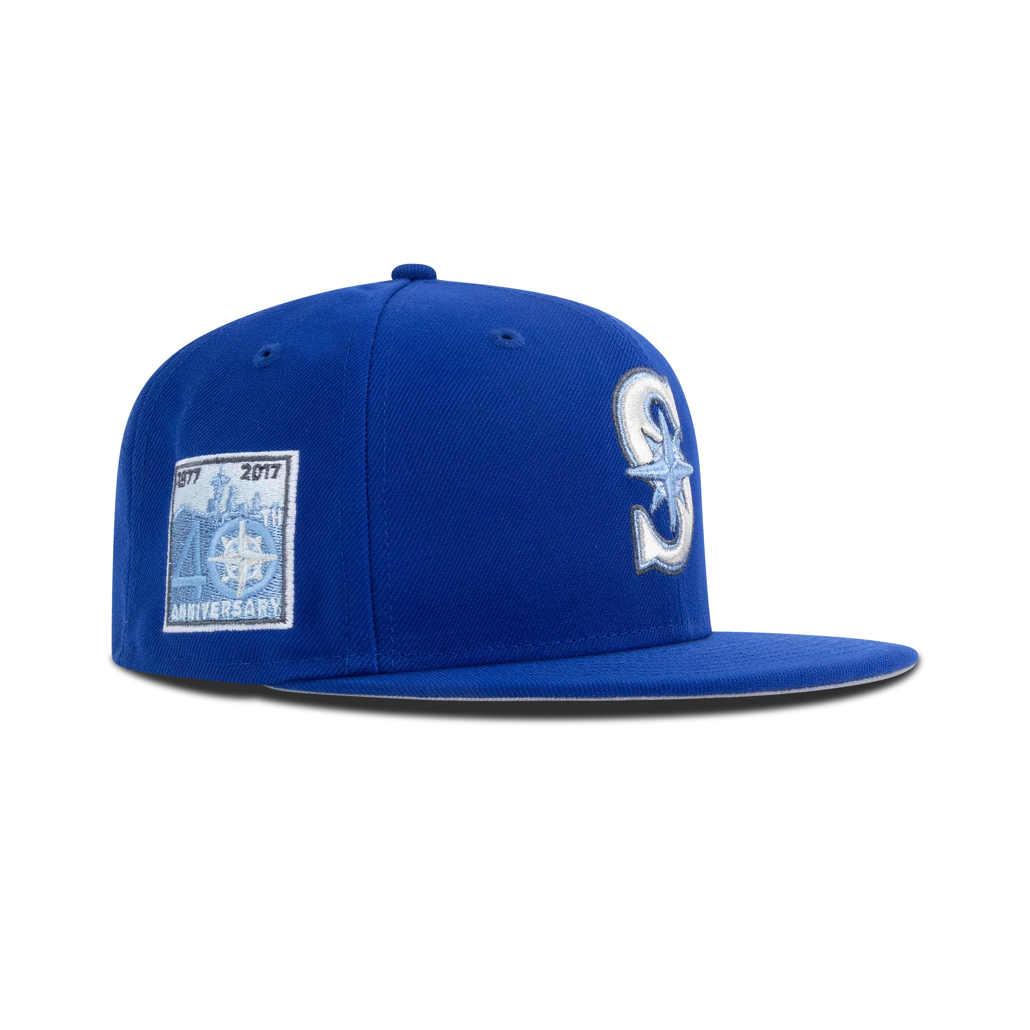 New Era Seattle Mariners Fitted Sky Bottom Light Royal Ultra Blue - Photo 1