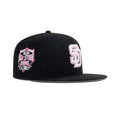 New Era San Diego Padres Fitted Pink Bottom Black Glow White Metallic Iris Neon Pink - Photo 1