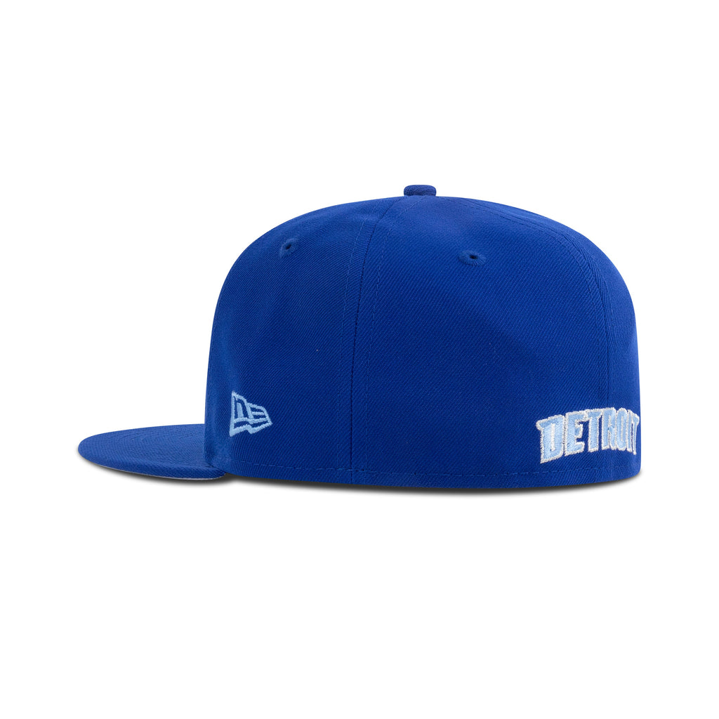 New Era Detroit Pistons Fitted Sky Bottom Light Royal Ultra Blue - Photo 2