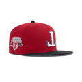 New Era Upside Down Texas Rangers Fitted Grey Bottom Scarlet Black White - Photo 1