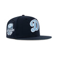 New Era Los Angeles Dodgers Fitted Sky Bottom "Navy Sky White" (1958-2008 50th Anniversary Embroidery)