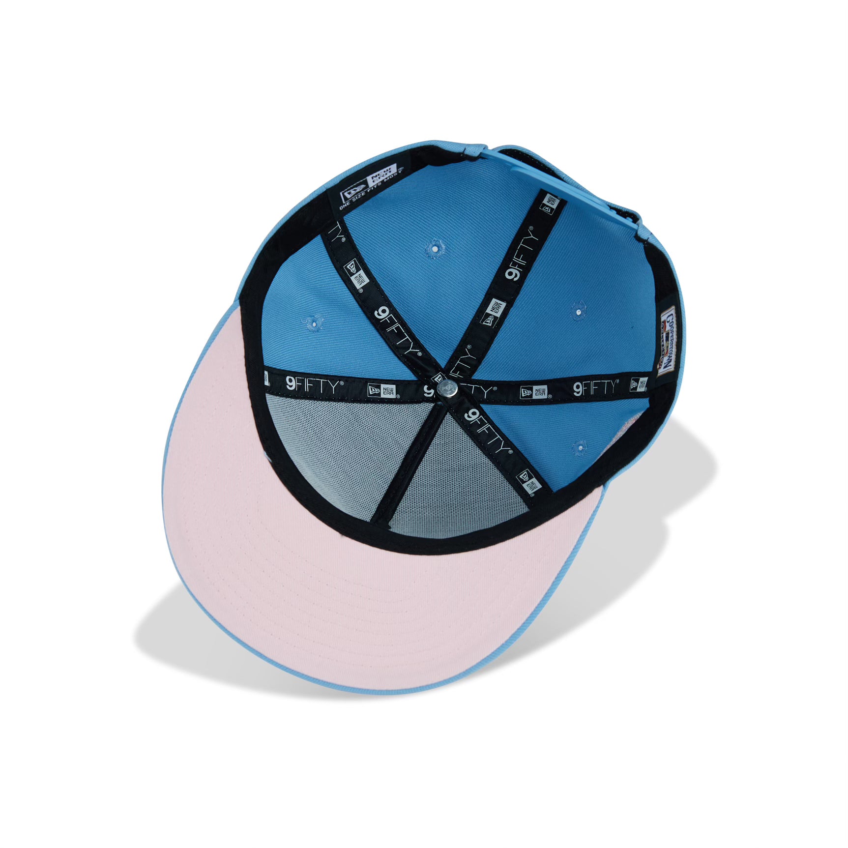 New Era L.A. Anaheim Angels A-Frame Snapback Pink Bottom "Sky Pink Silver" (1967 All Star Game Embroidery)