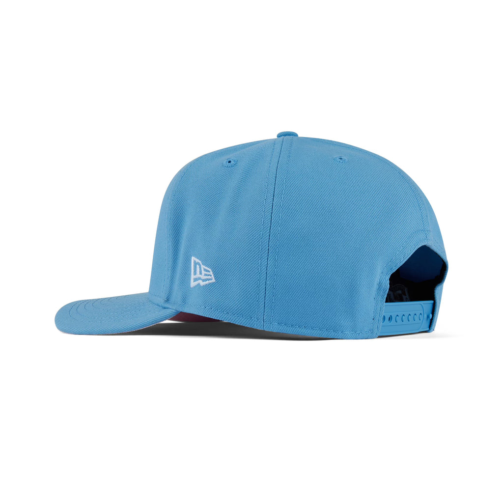 New Era L.A. Anaheim Angels A-Frame Snapback Pink Bottom "Sky Pink Silver" (1967 All Star Game Embroidery)